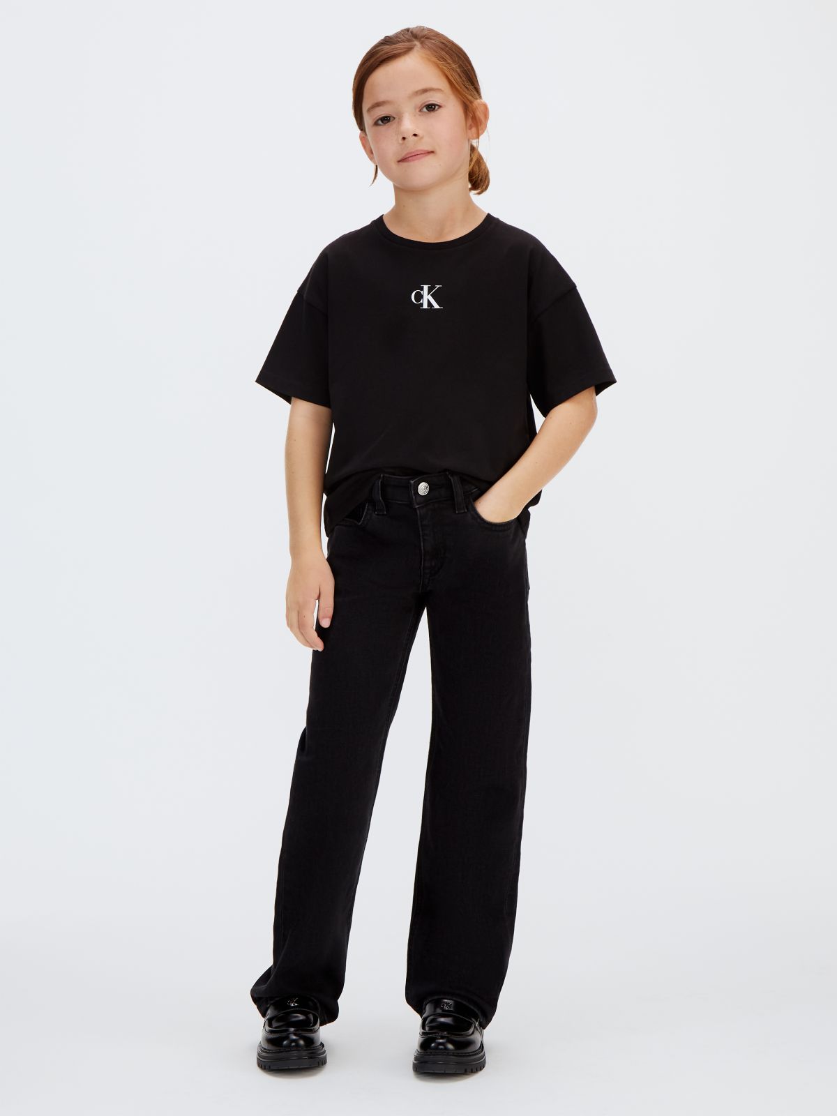 Calvin Klein T-Shirt CK Mono Boxy Nero