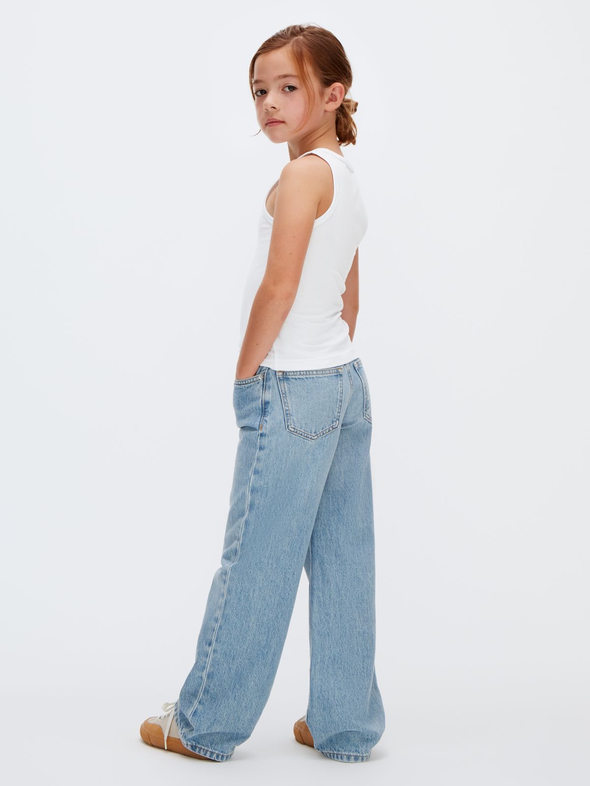 Calvin Klein Top Canotta Junior Bianco