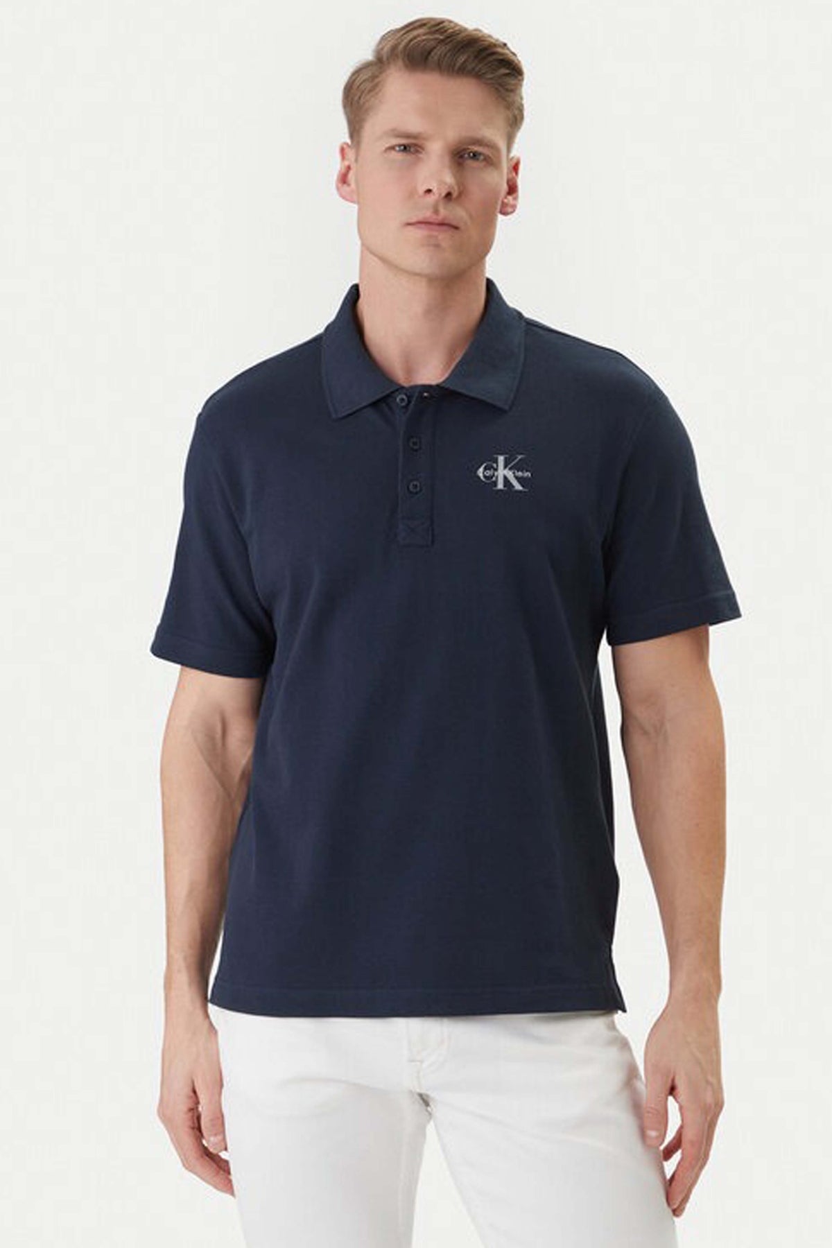 Calvin Klein Polo Monologo Casual Blu