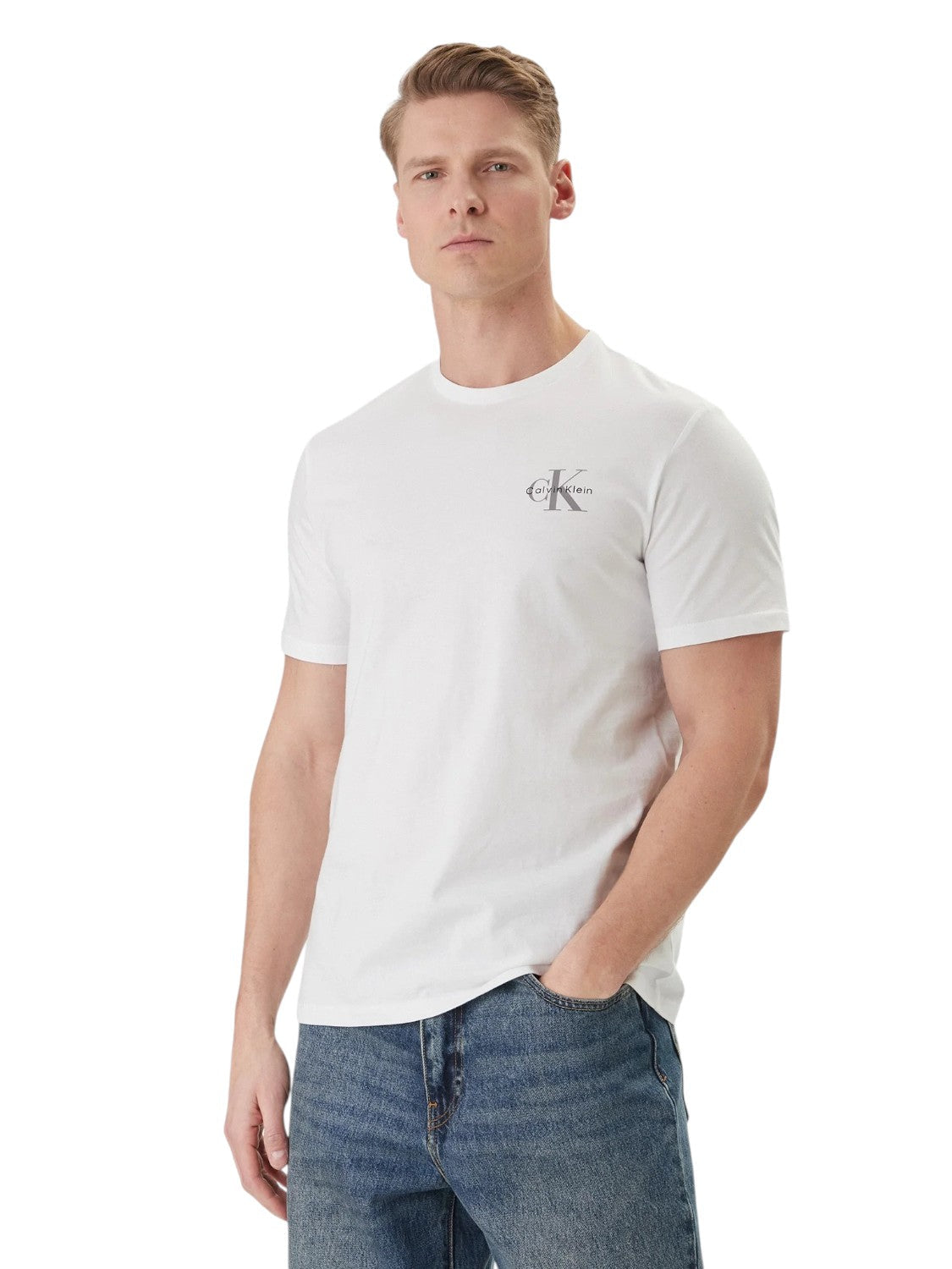 Calvin Klein T-Shirt Logo Bianco