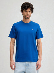 Calvin Klein T-Shirt Monogram Logo Blu
