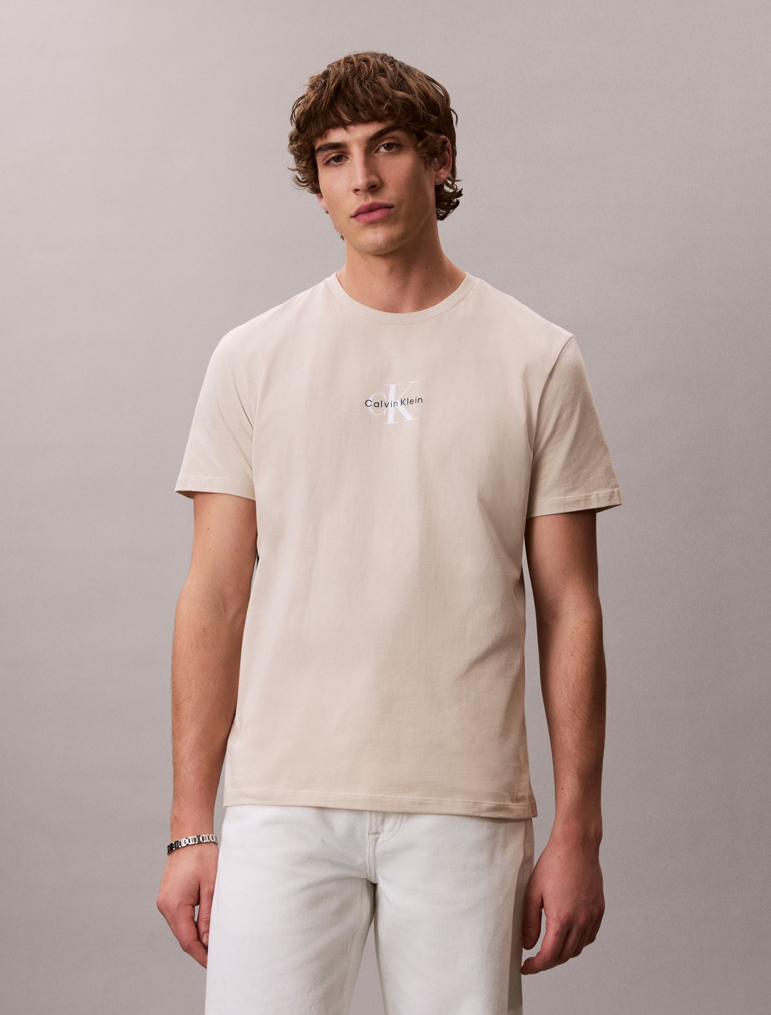 Calvin Klein T-Shirt Beige