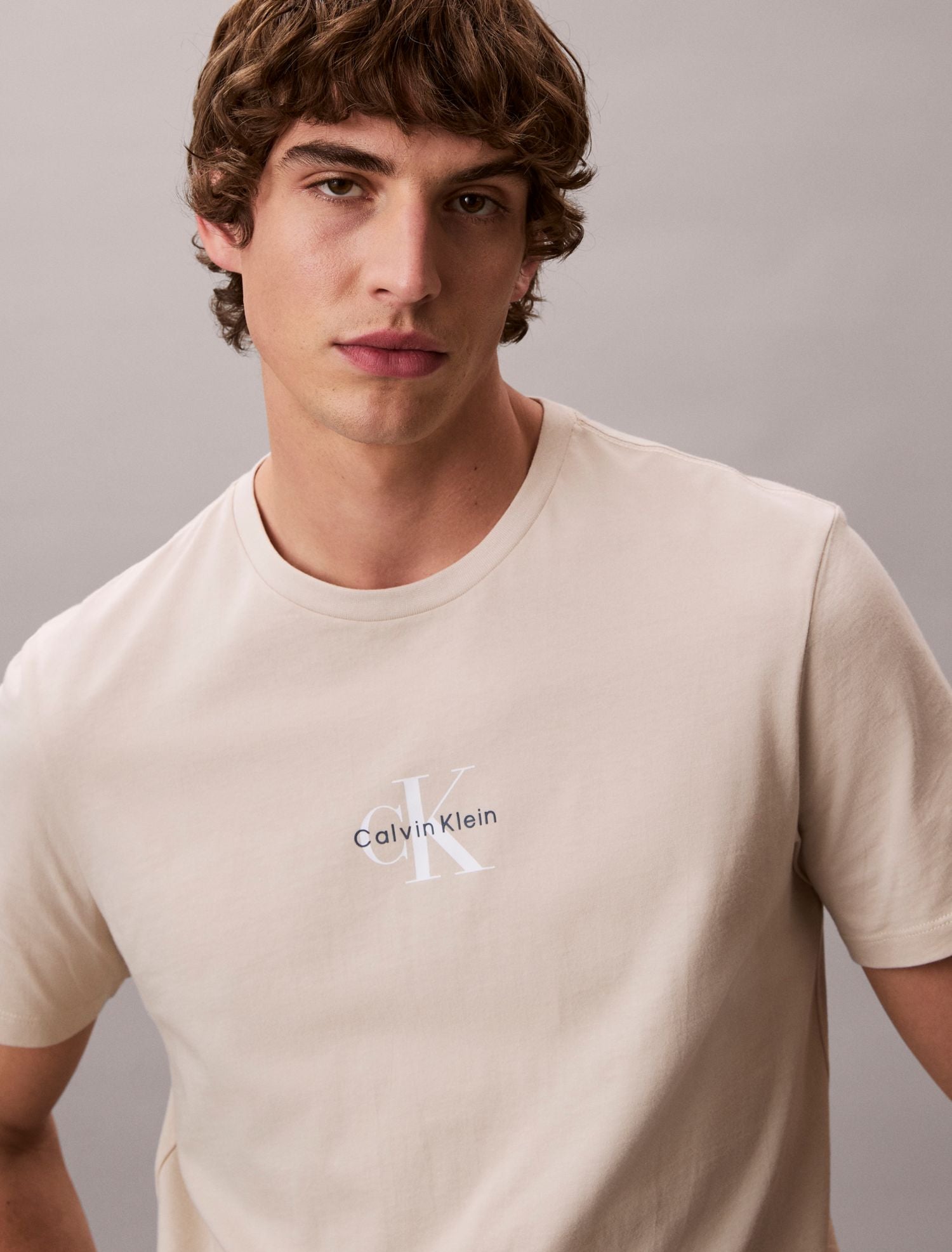 Calvin Klein T-Shirt Beige