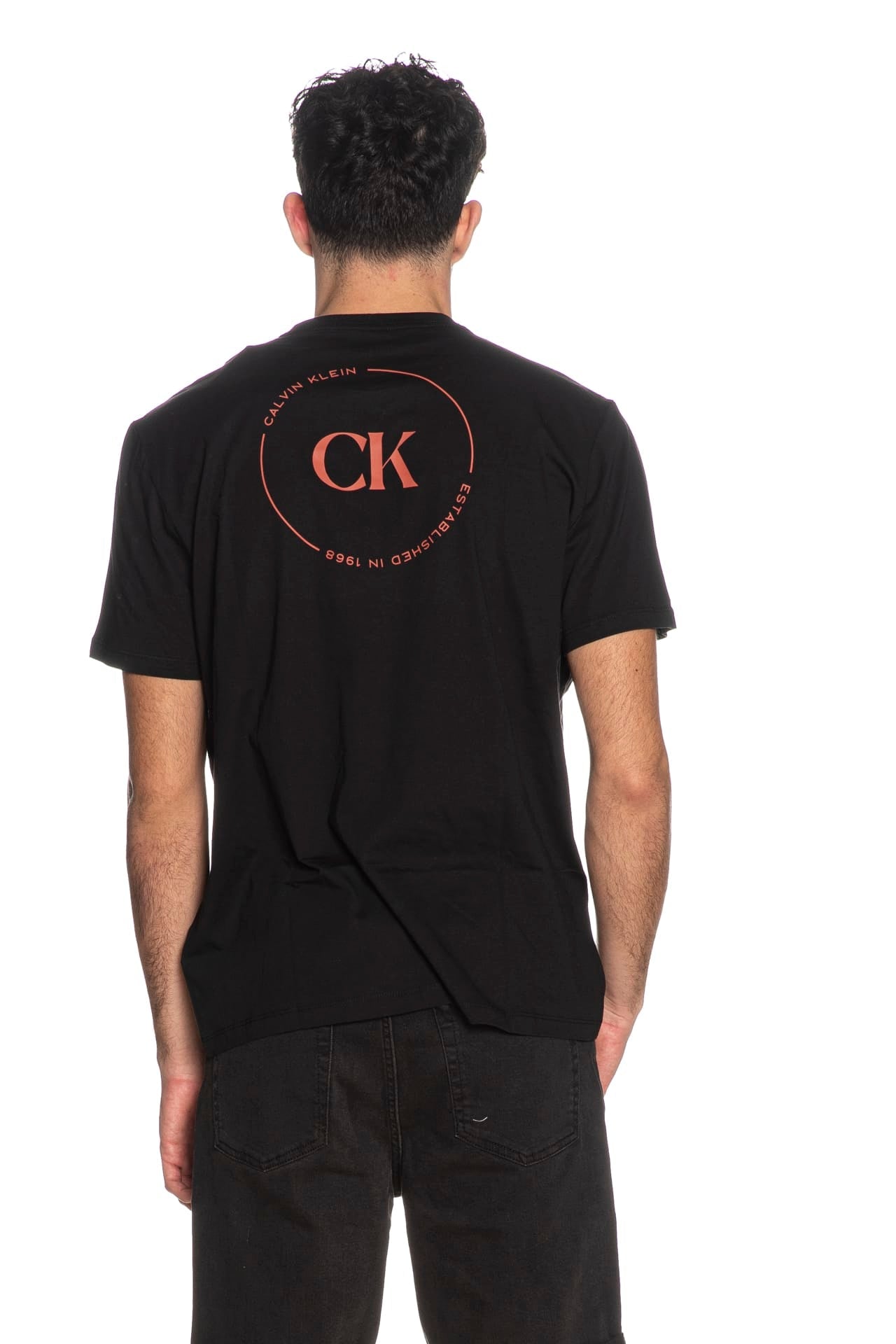 Calvin Klein T-Shirt Whole Jeans Graphic Nero