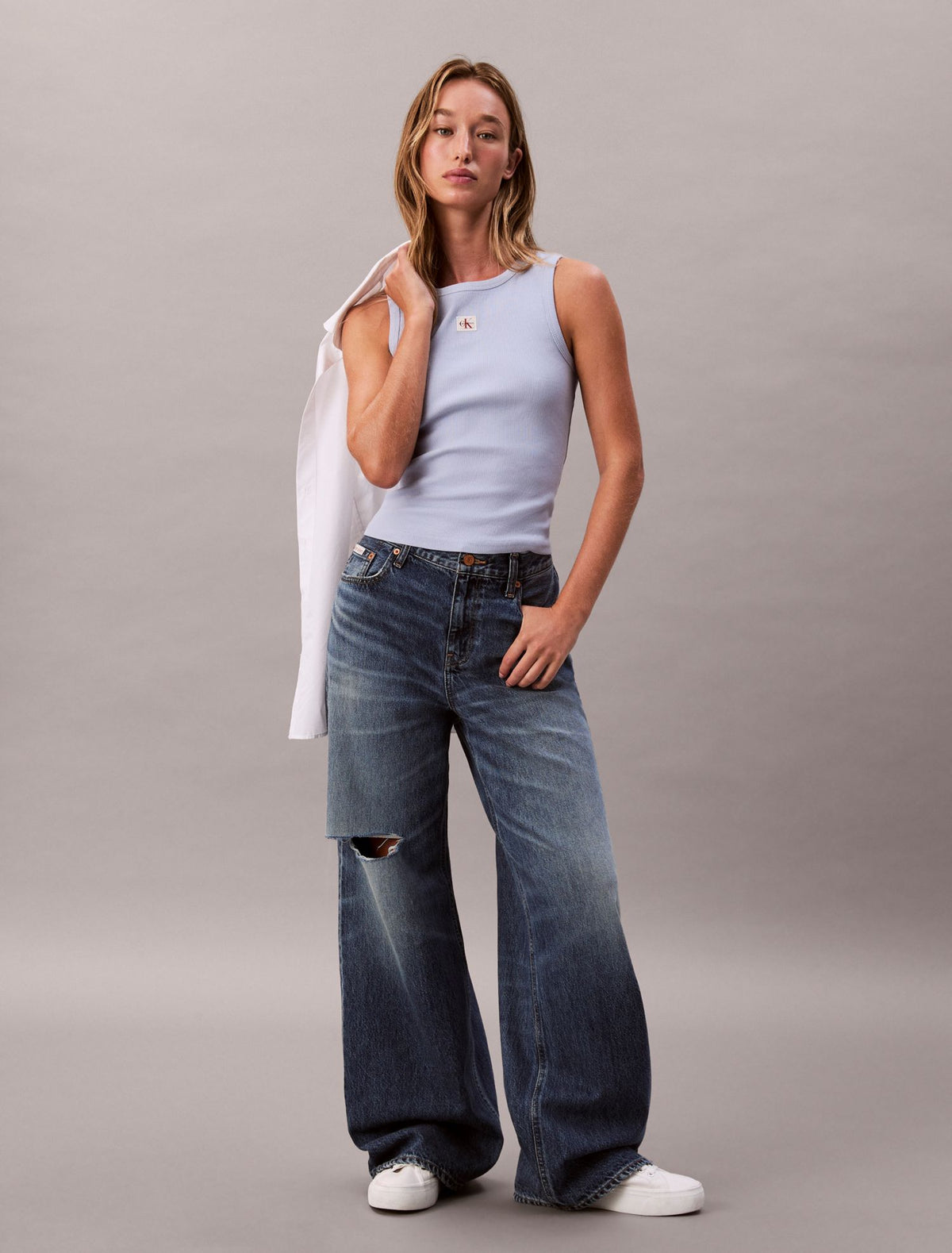 Calvin Klein Top Blu