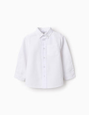 Zippy Camicia in Cotone Neonato - Bianco