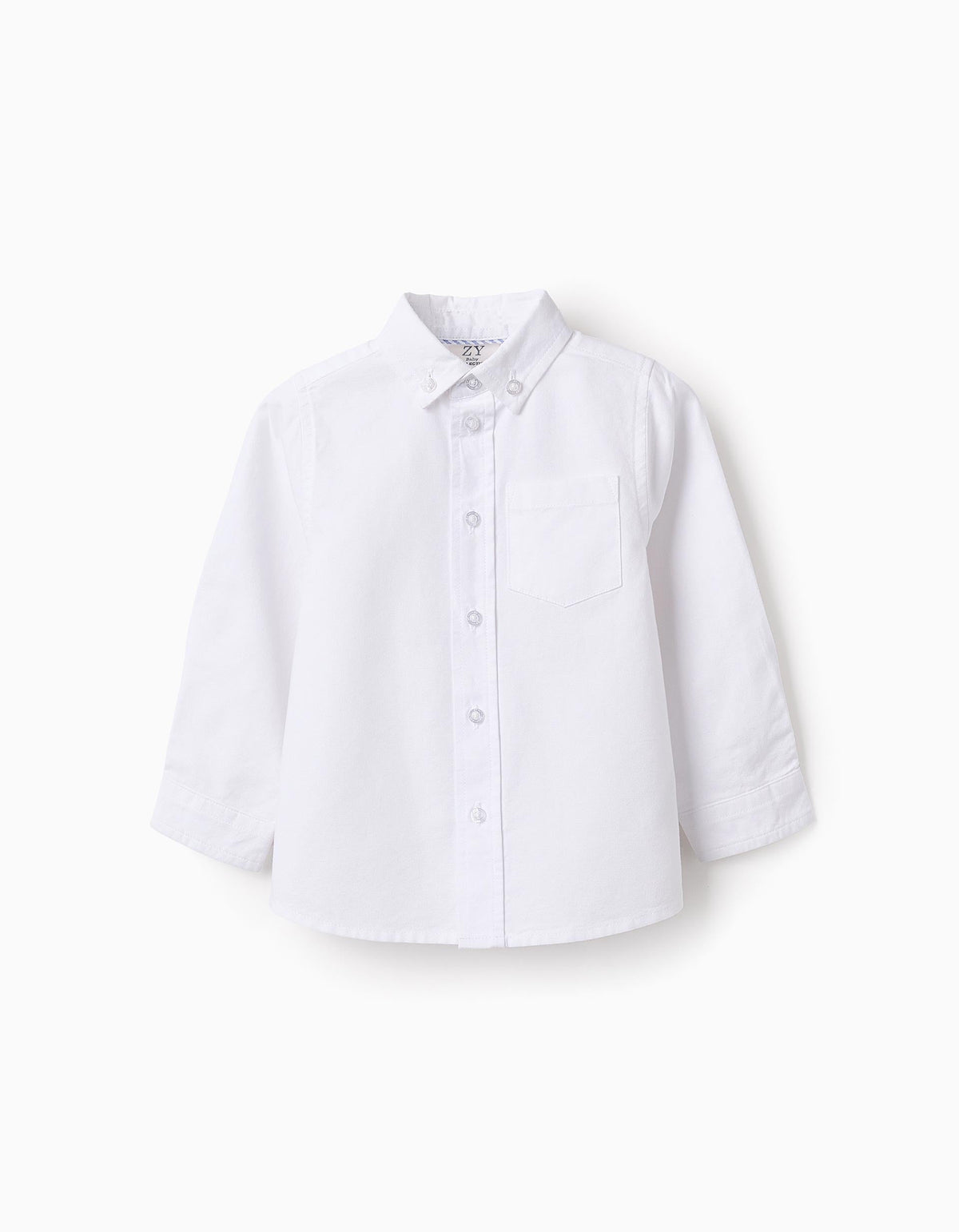 Zippy Camicia in Cotone Neonato - Bianco
