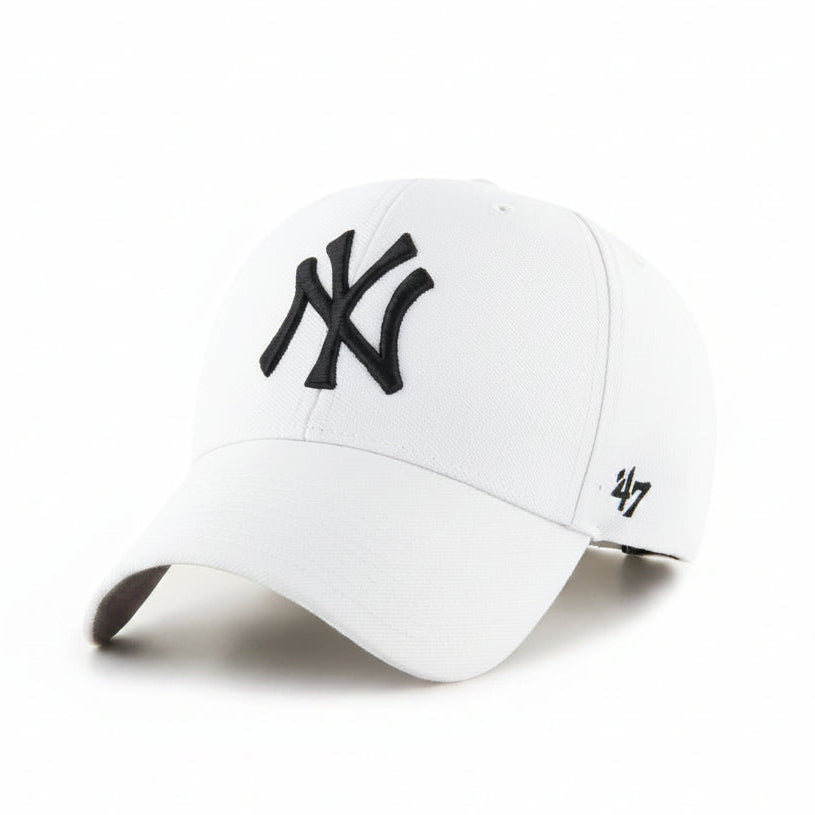 47 Brand Cappello MLB New York Yankees Raised Basic Clean Up Kids Bianco
