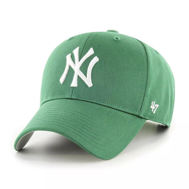 47 Brand Cappello MLB New York Yankees Raised Basic MVP Bambino Verde