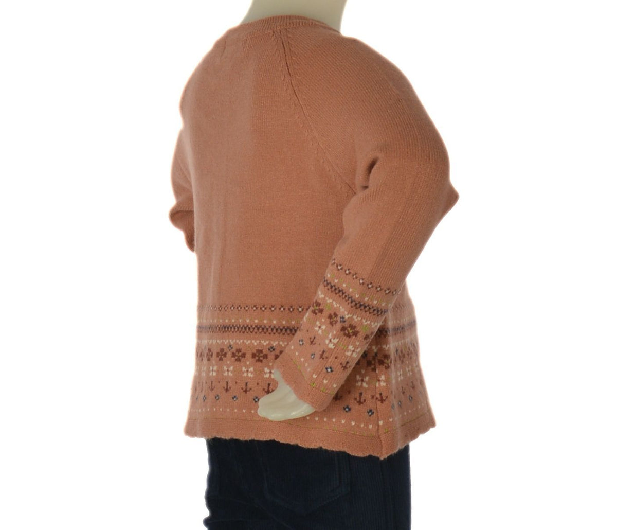 Zippy Cardigan Girocollo a Greche Neonata - Rosa