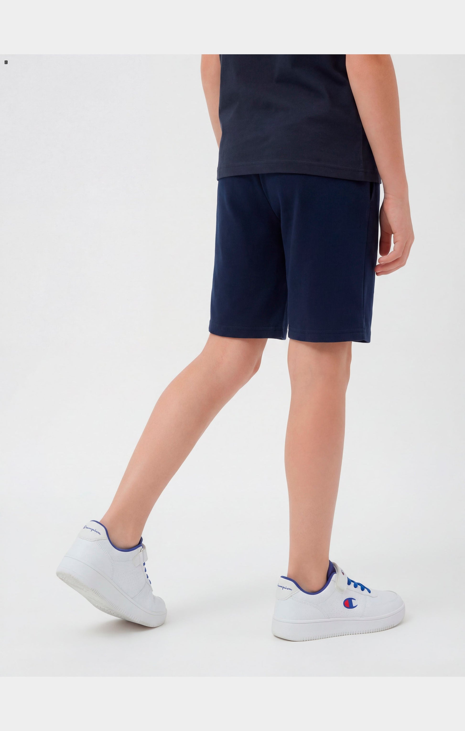 Champion Cotton Shorts Icons Blu