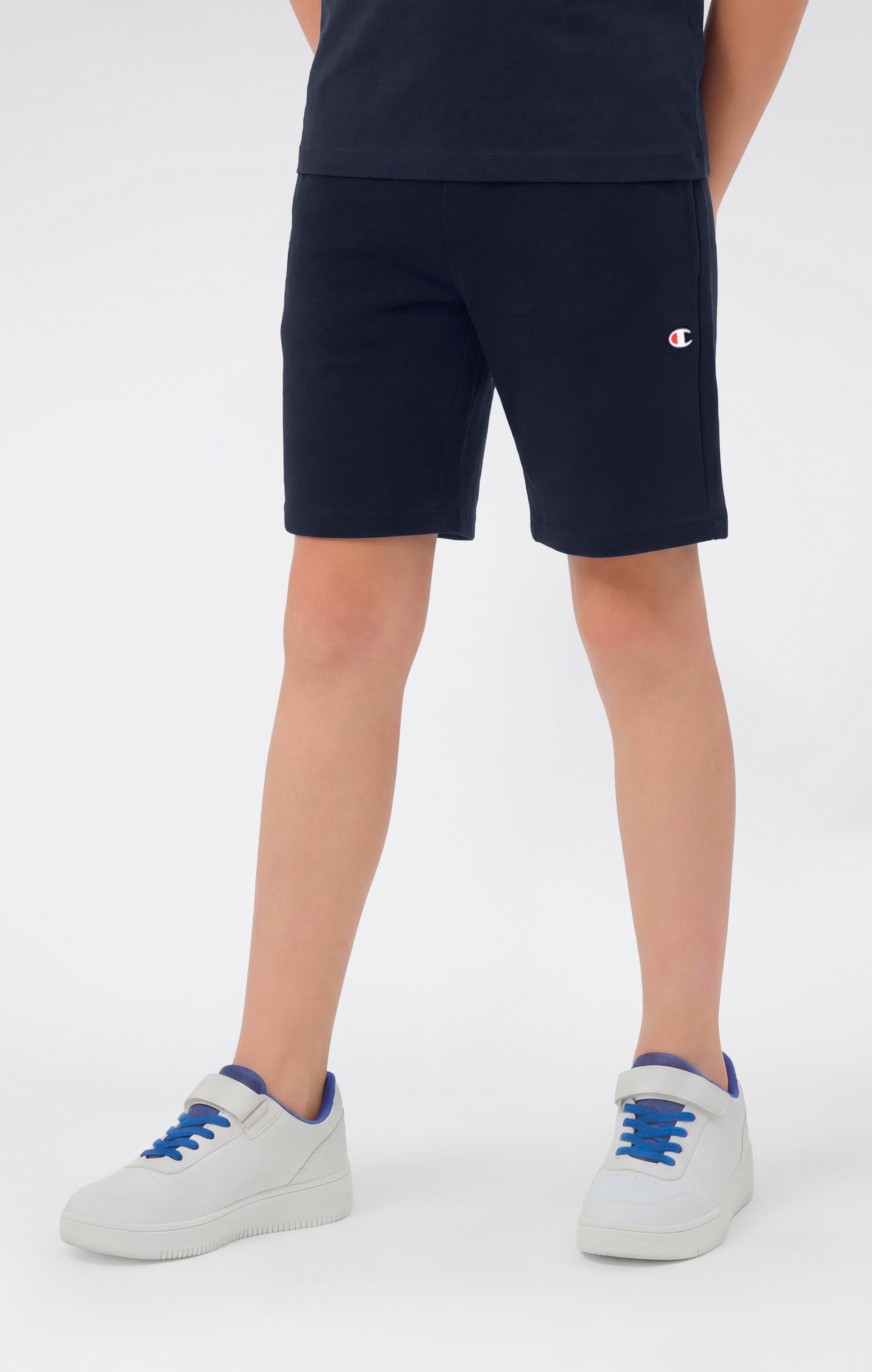Champion Cotton Shorts Icons Blu