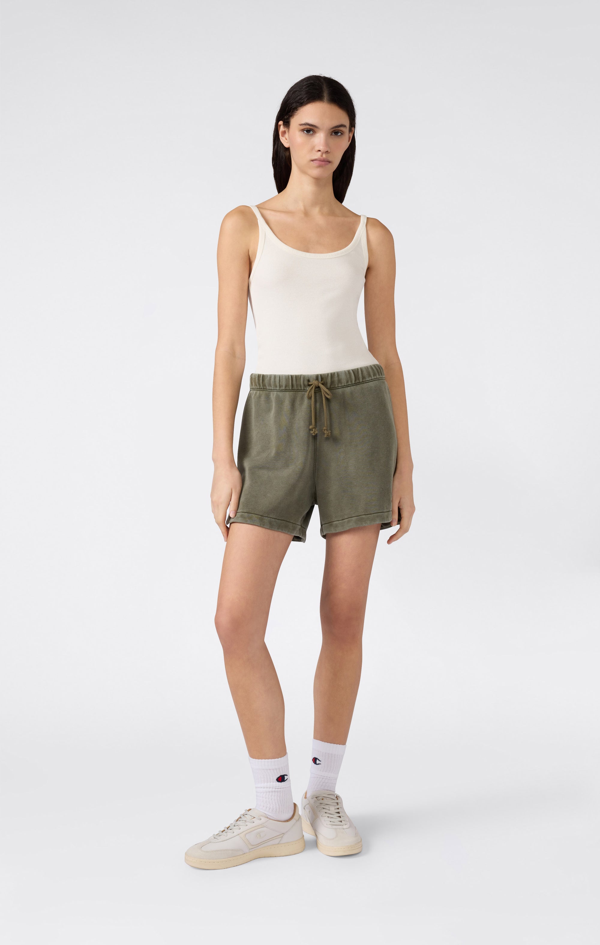 Champion Donna Stretch Rib Icons Bianco