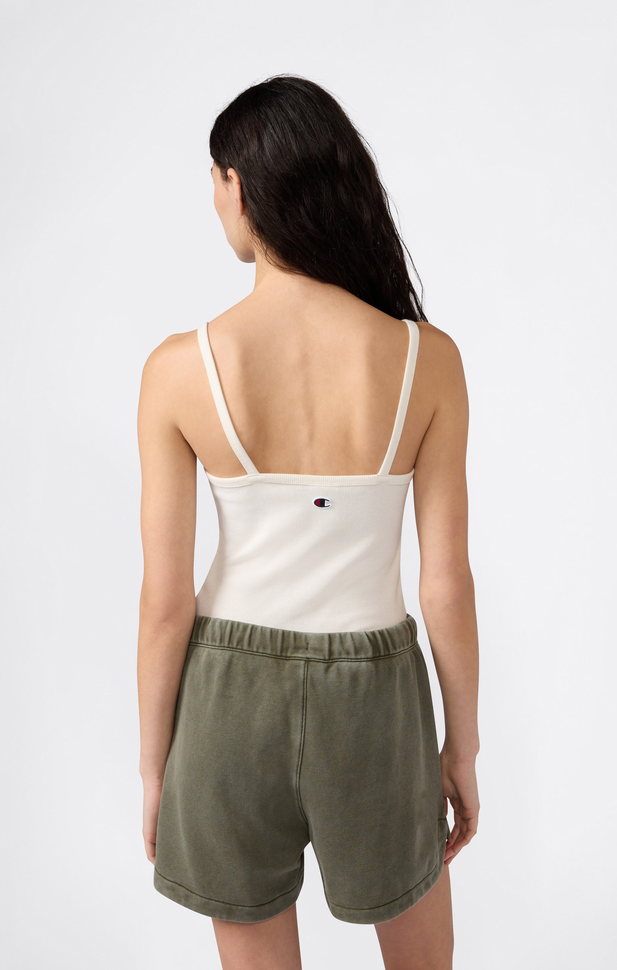 Champion Donna Stretch Rib Icons Bianco