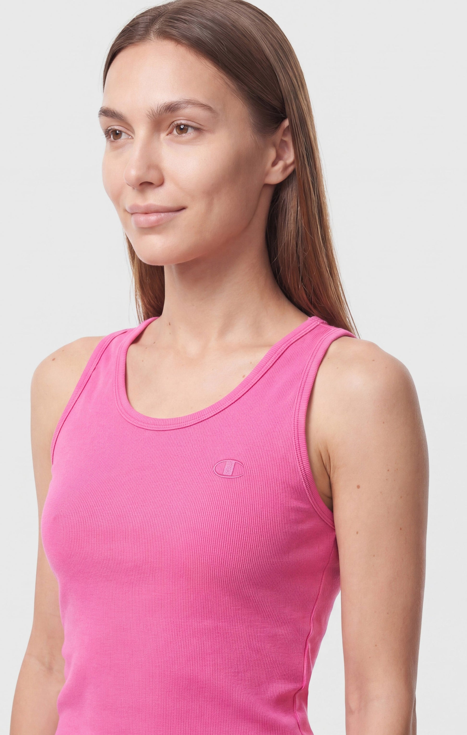 Champion Ribbed Stretch Cotton Rosa