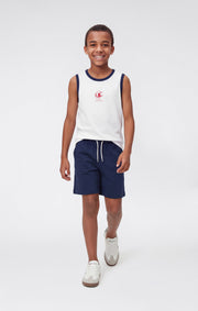 Champion Completo Sport Bianco/Blu Navy Bianco