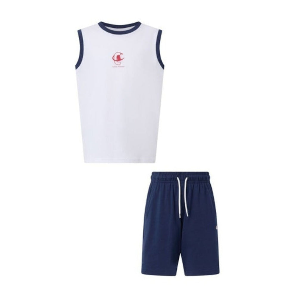 Champion Completo Sport Bianco/Blu Navy Bianco