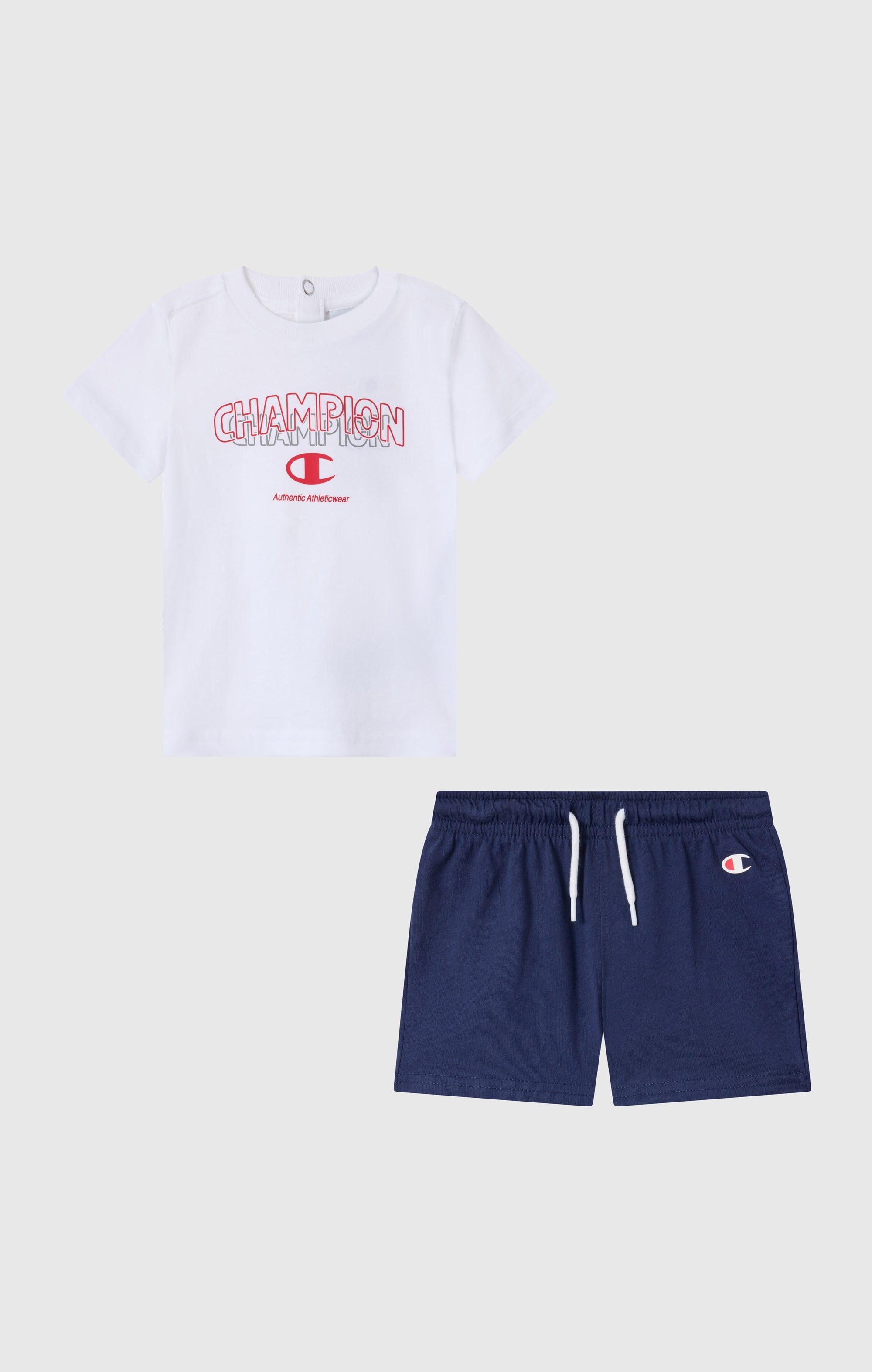Champion Completo Sport Bianco/Navy Bianco