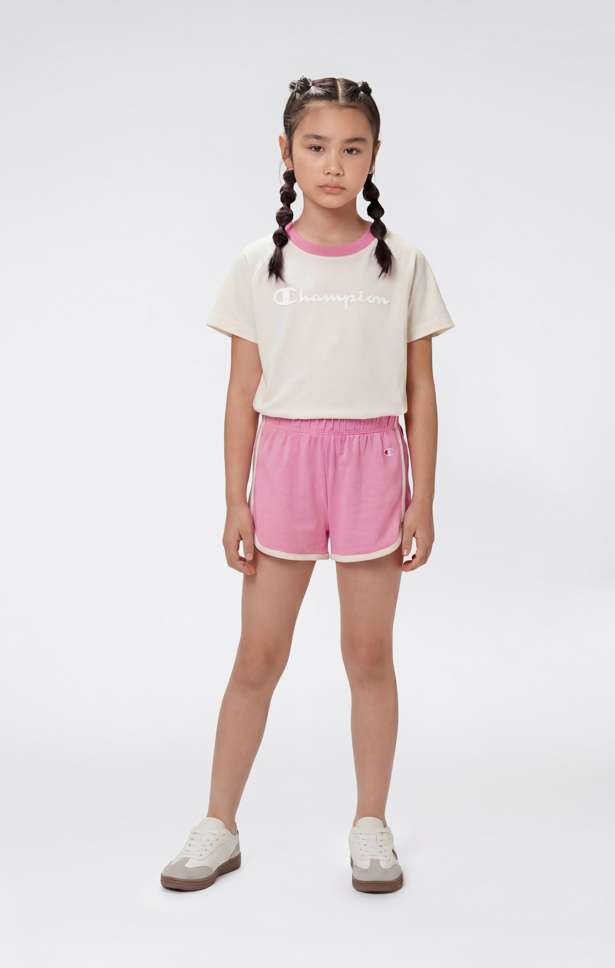 Champion T-Shirt e Shorts Icons Beige