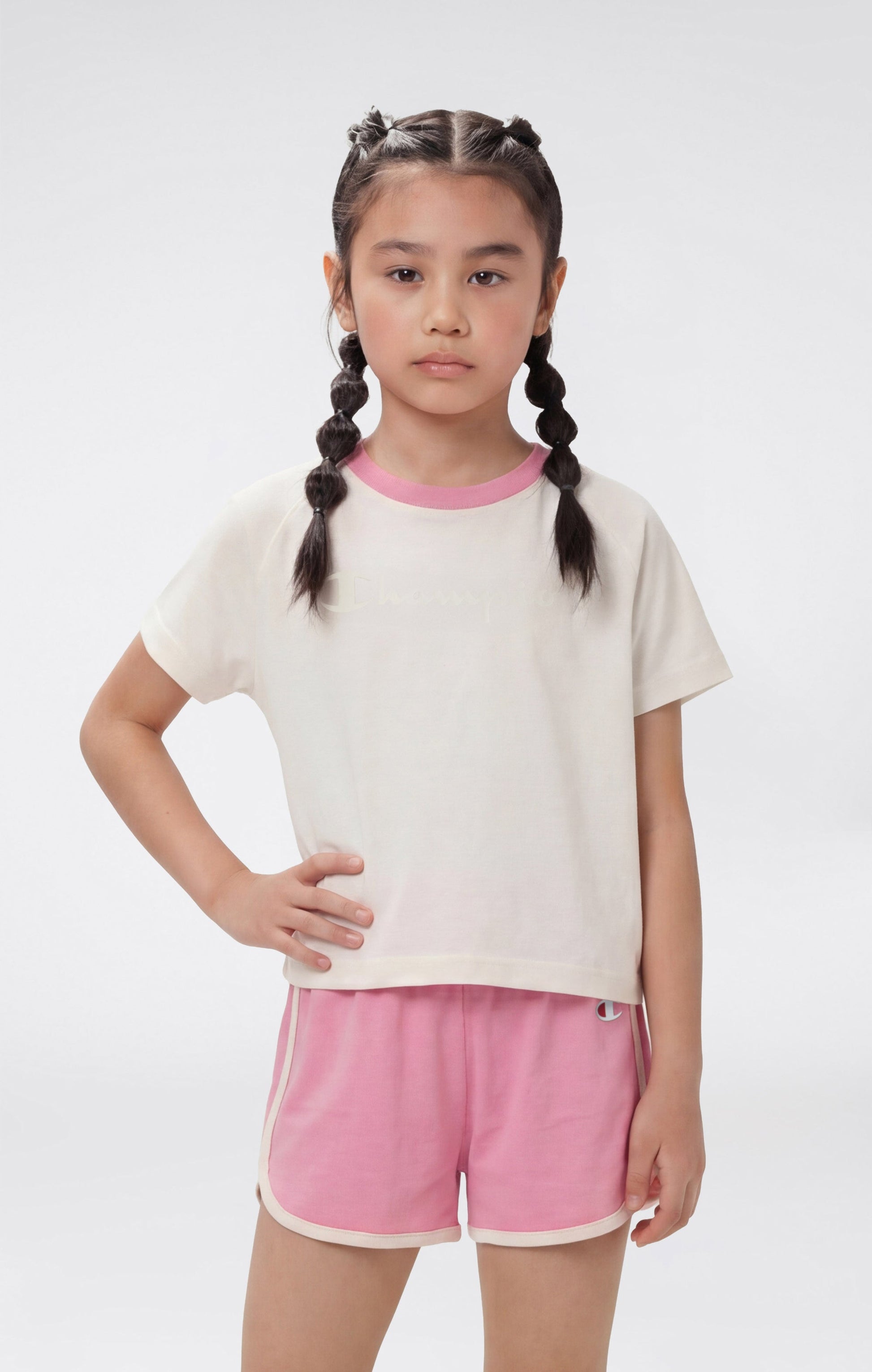 Champion T-Shirt e Shorts Icons Beige