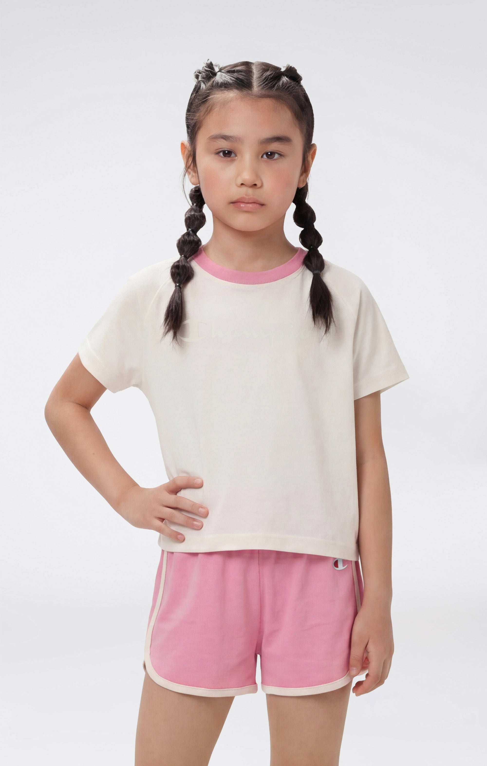 Champion T-Shirt e Shorts Icons Beige