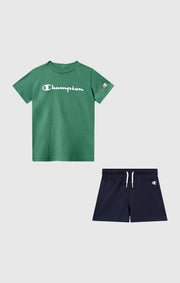Champion T-Shirt e Shorts Verde