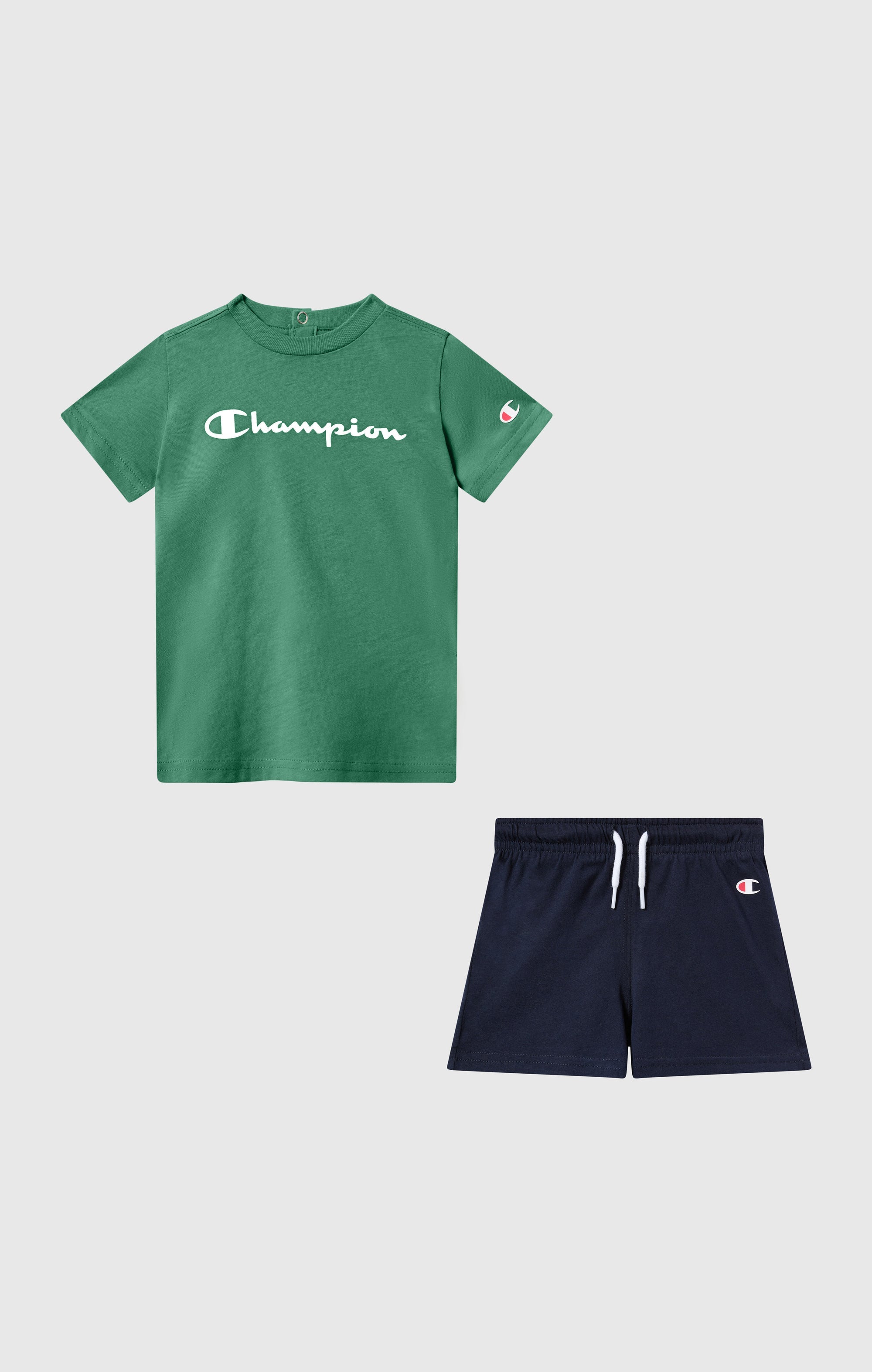 Champion T-Shirt e Shorts Verde