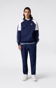 Champion Interlock Tape Logo Hooded Blu