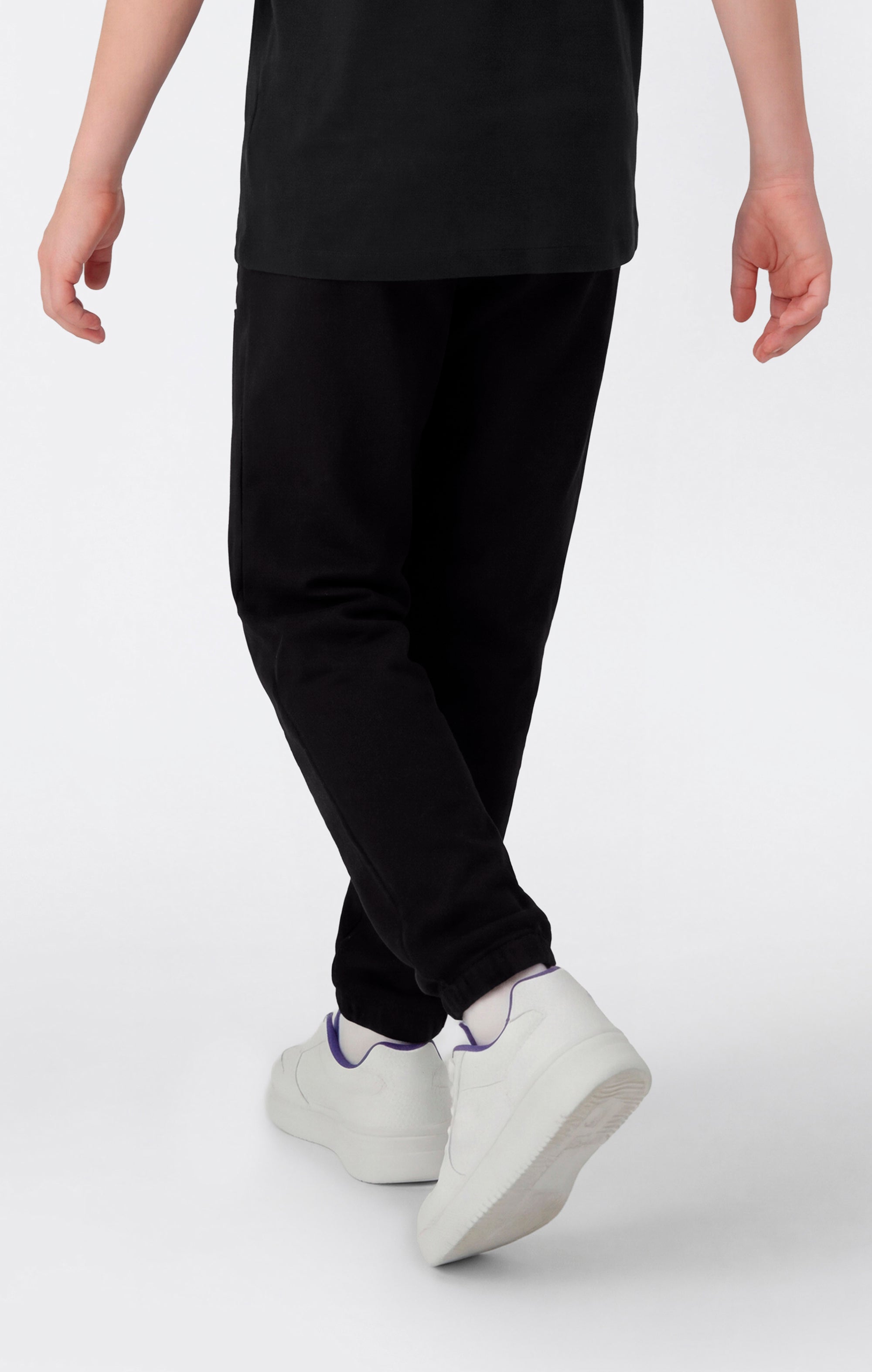 Champion Fitness Elastic Cuff Puff Print Nero