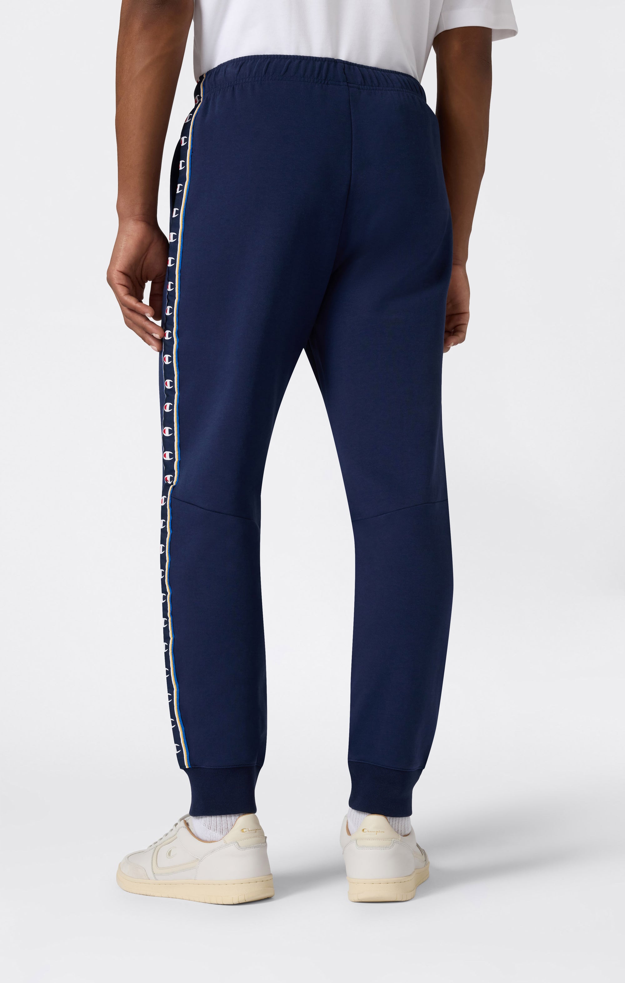 Champion Interlock con Polsini e Tape Logo Blu