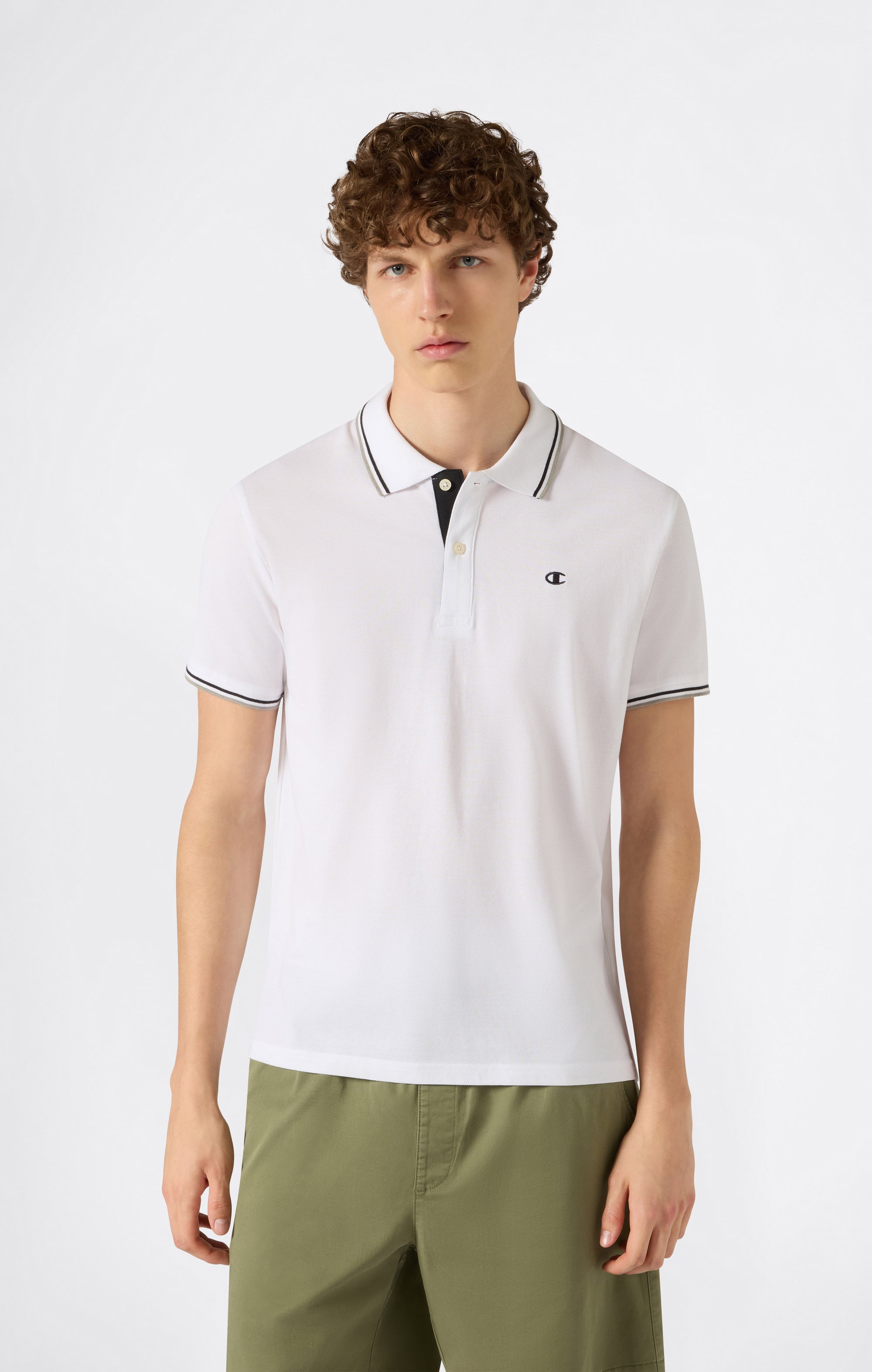Champion Cotton Pique Bianco
