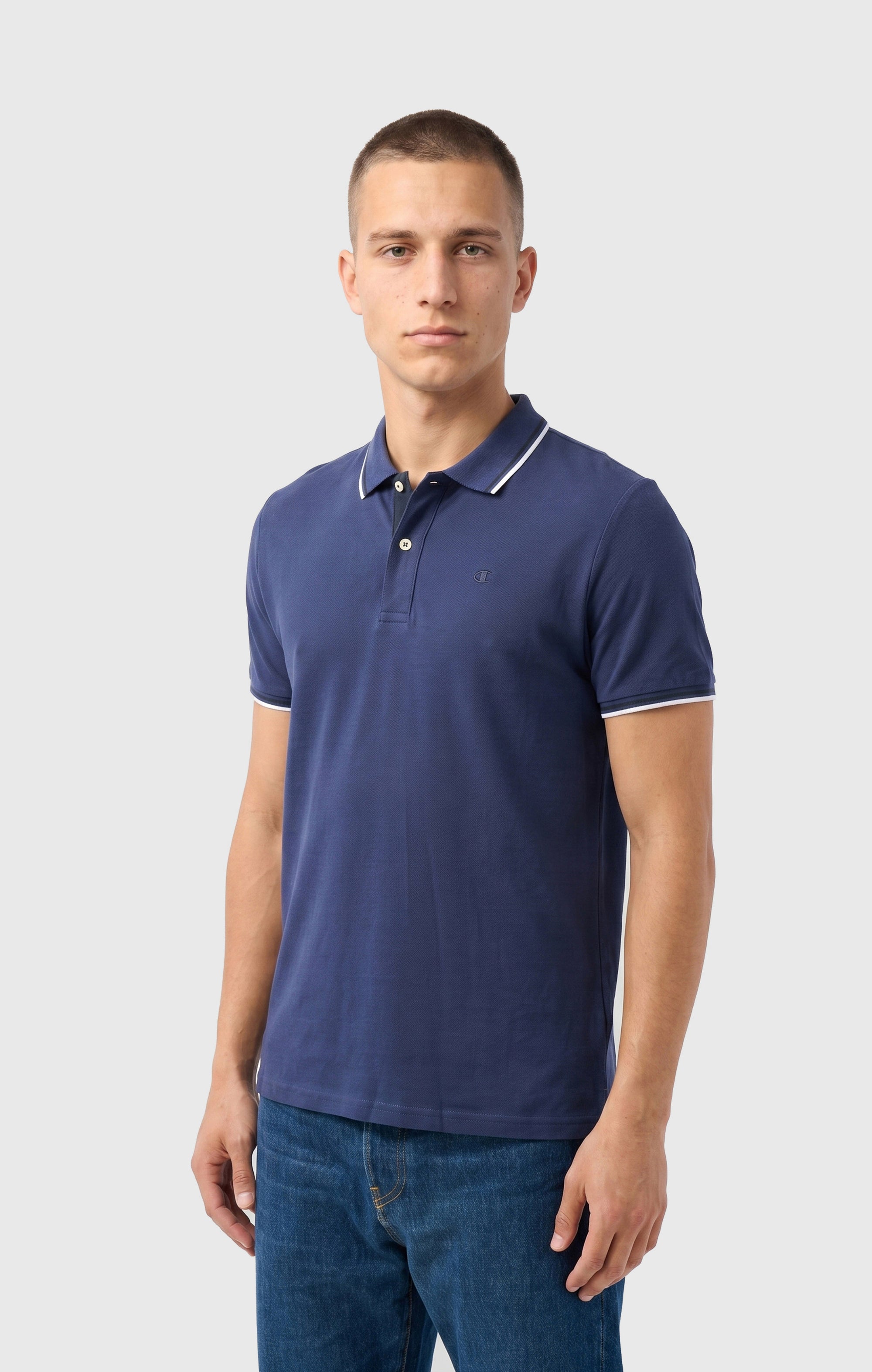 Champion Cotton Pique Blu