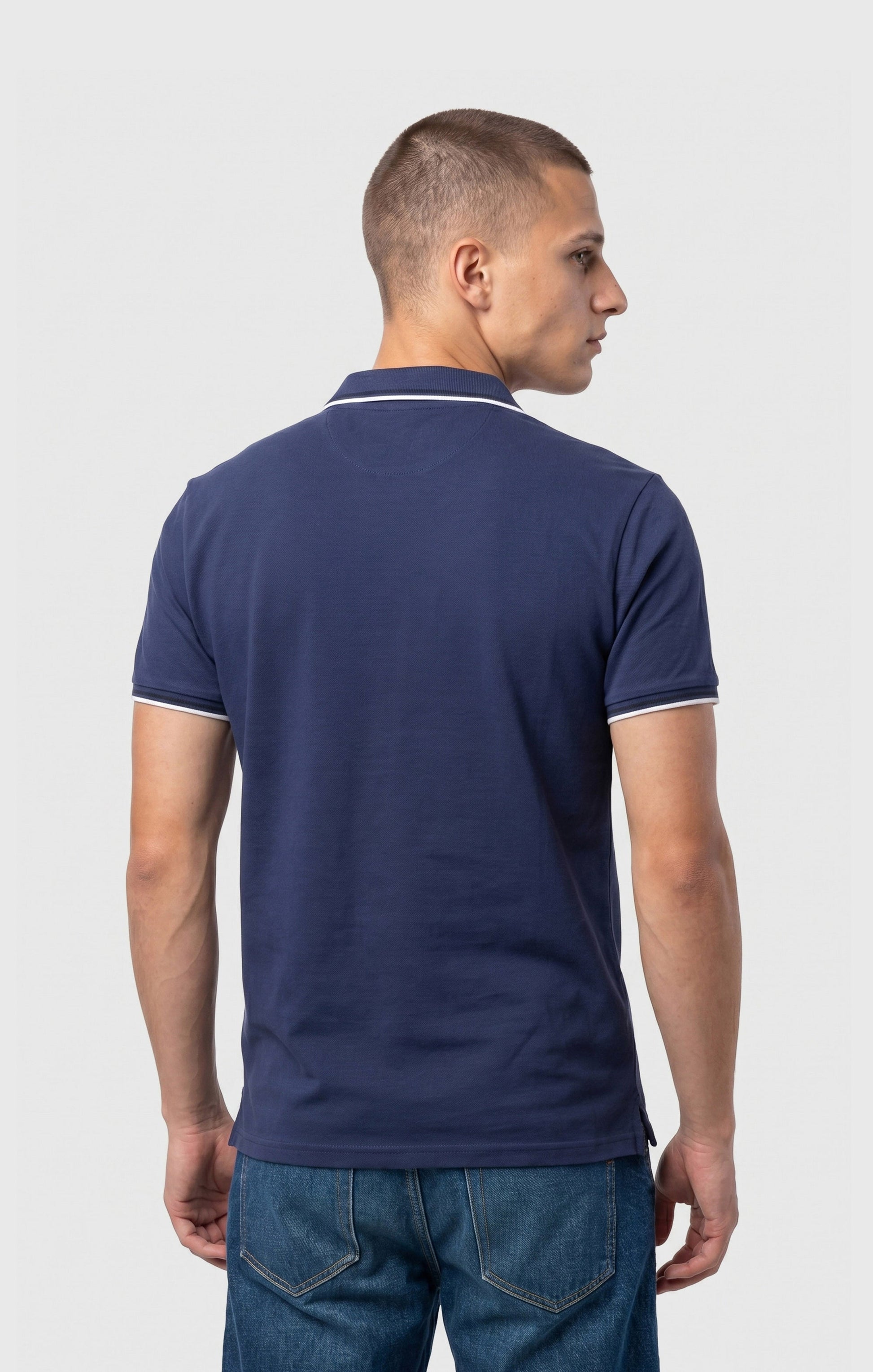 Champion Cotton Pique Blu