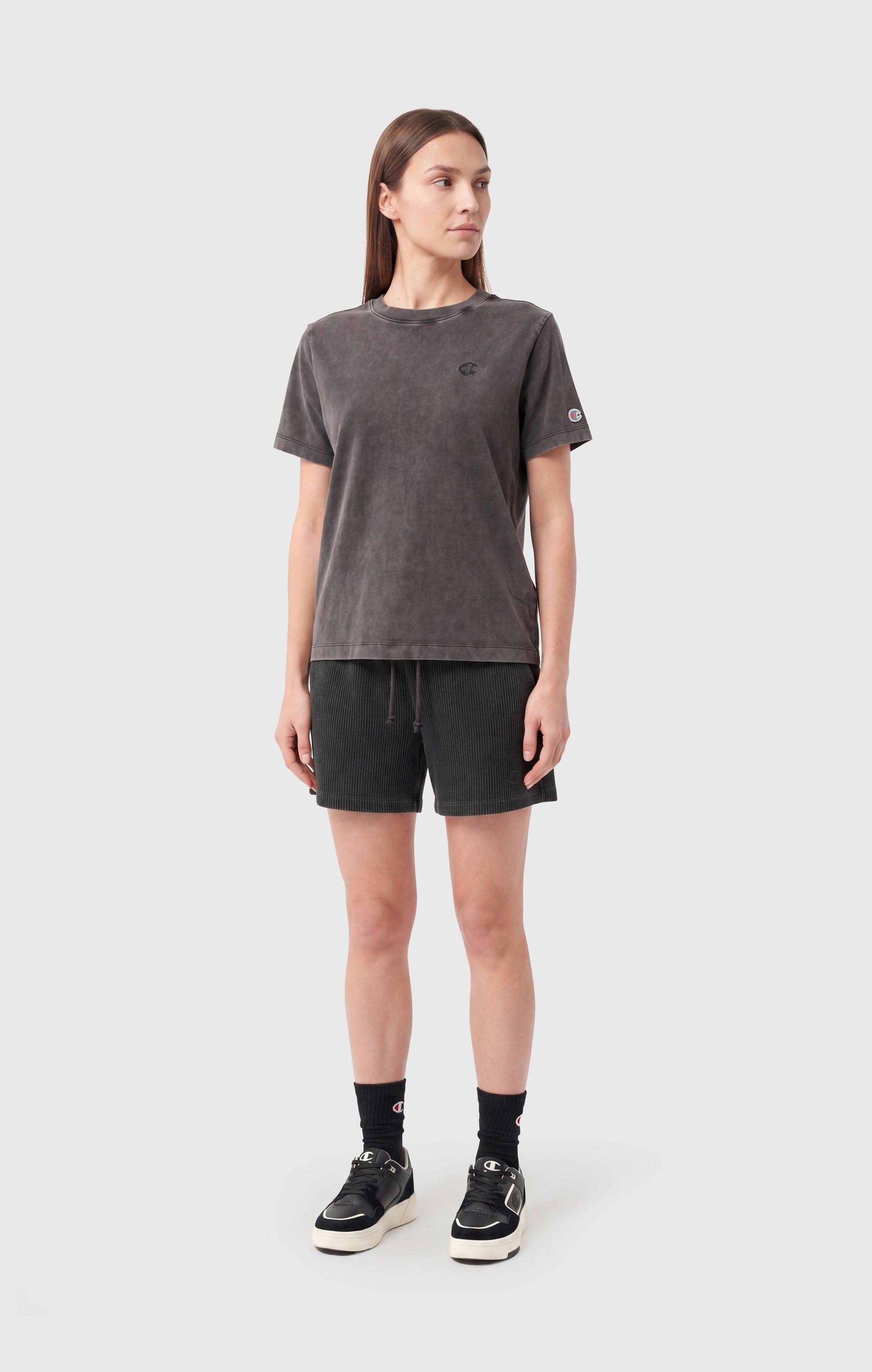 Champion Cotton Shorts Nero