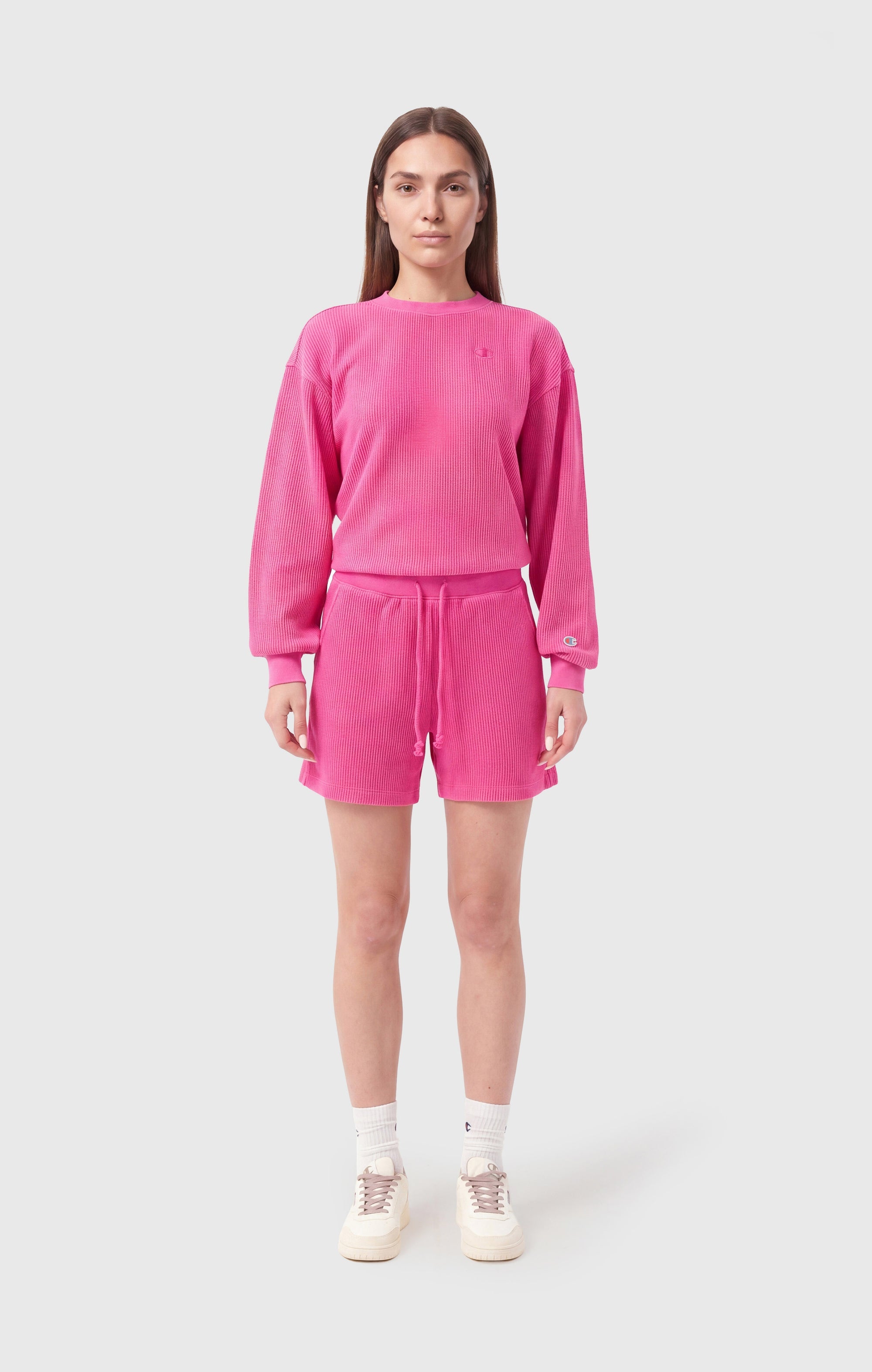 Champion Cotton Shorts Rosa