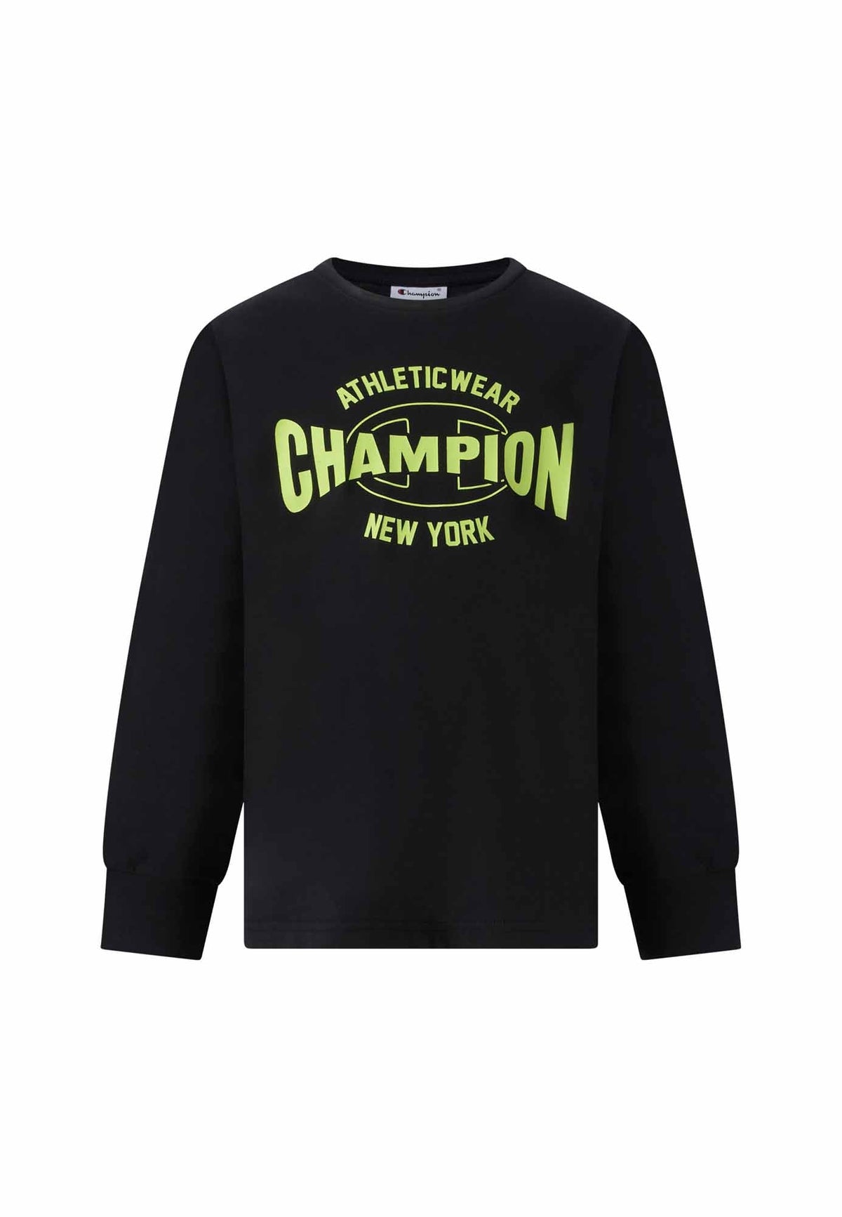 Champion T-Shirt a Maniche Lunghe - Nero