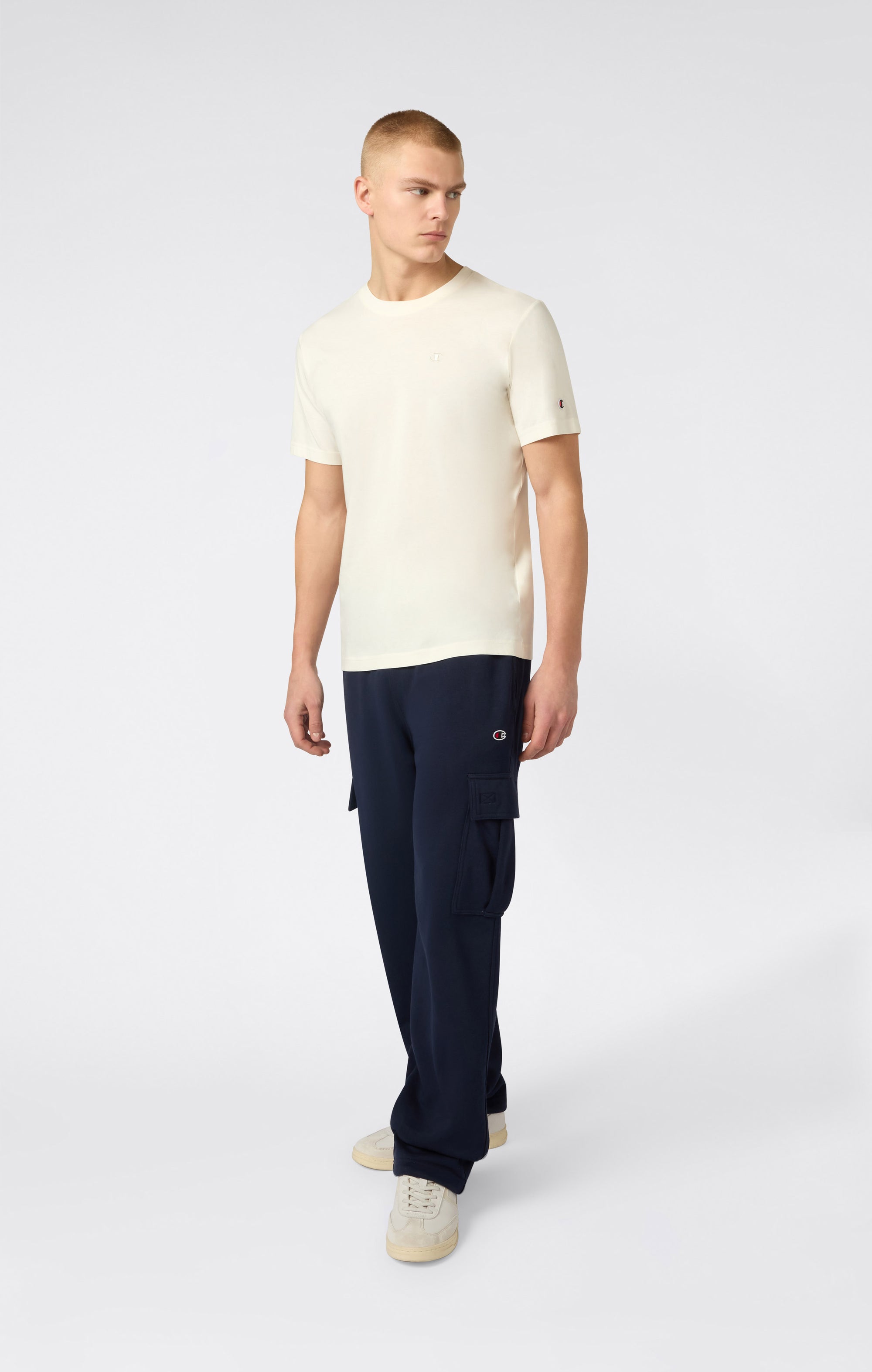 Champion con Piccolo Logo C Ricamato Icons Beige