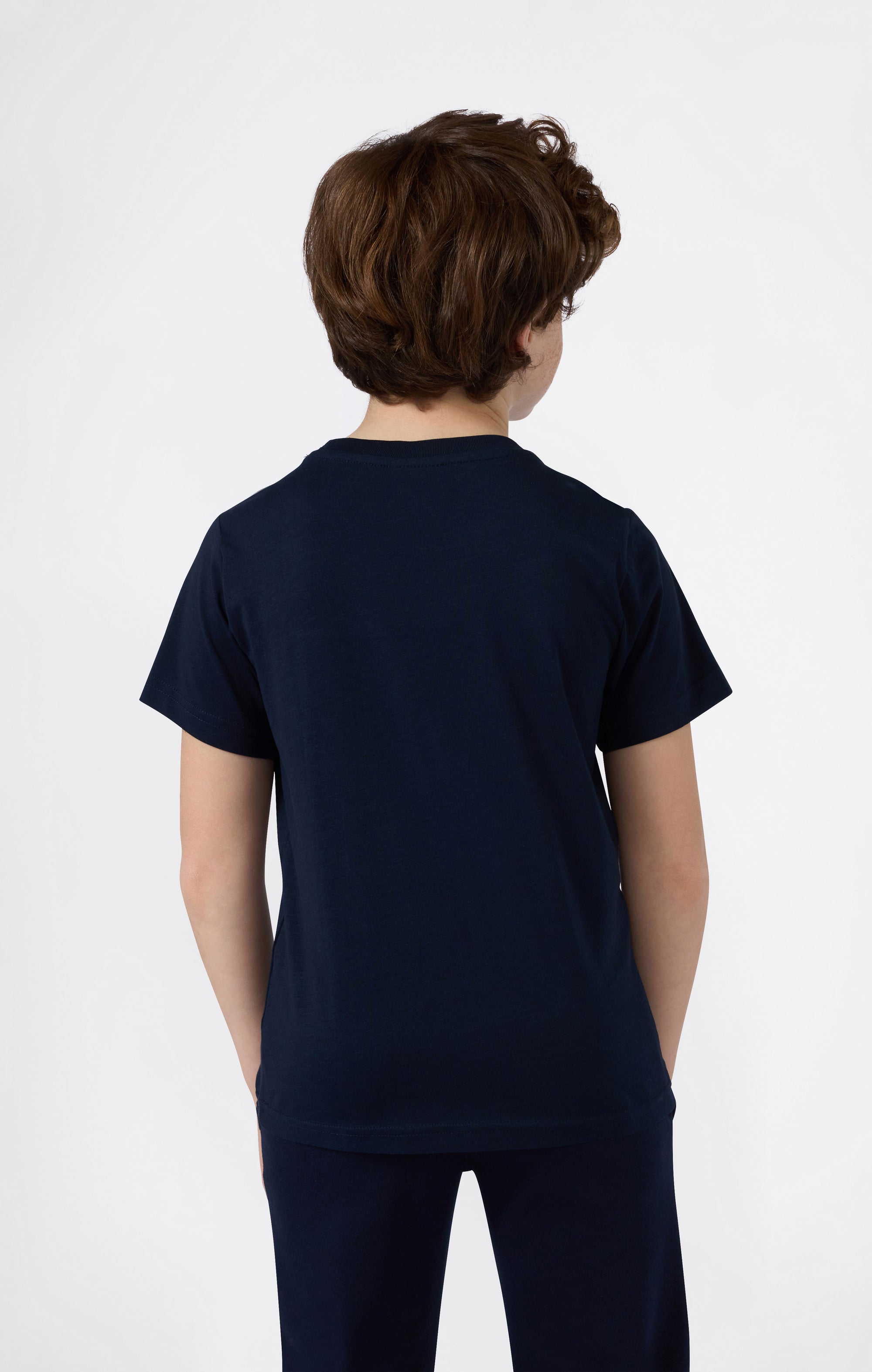 Champion Crewneck Small Script Logo Icons Blu