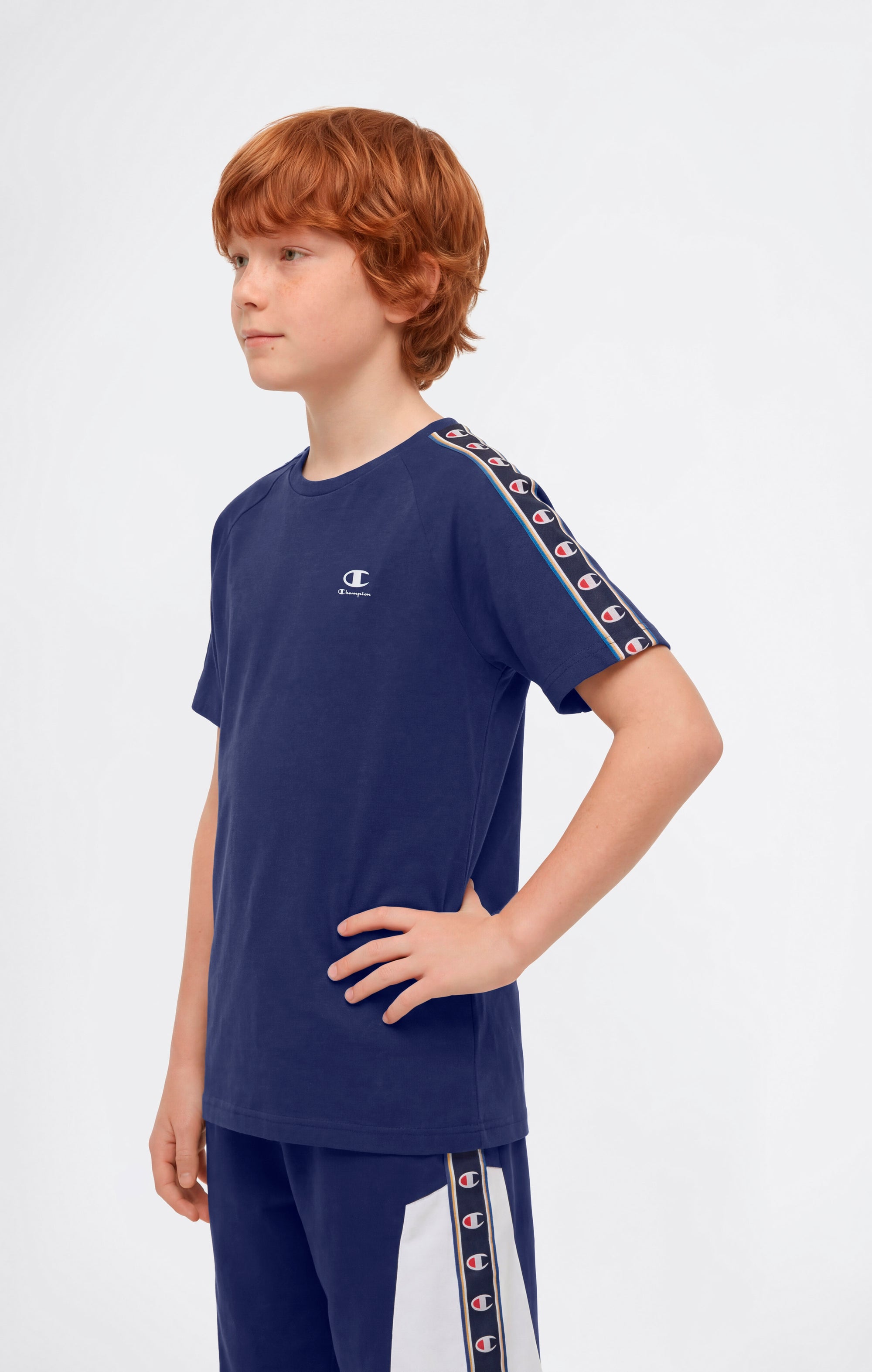 Champion Logo Tape Blu