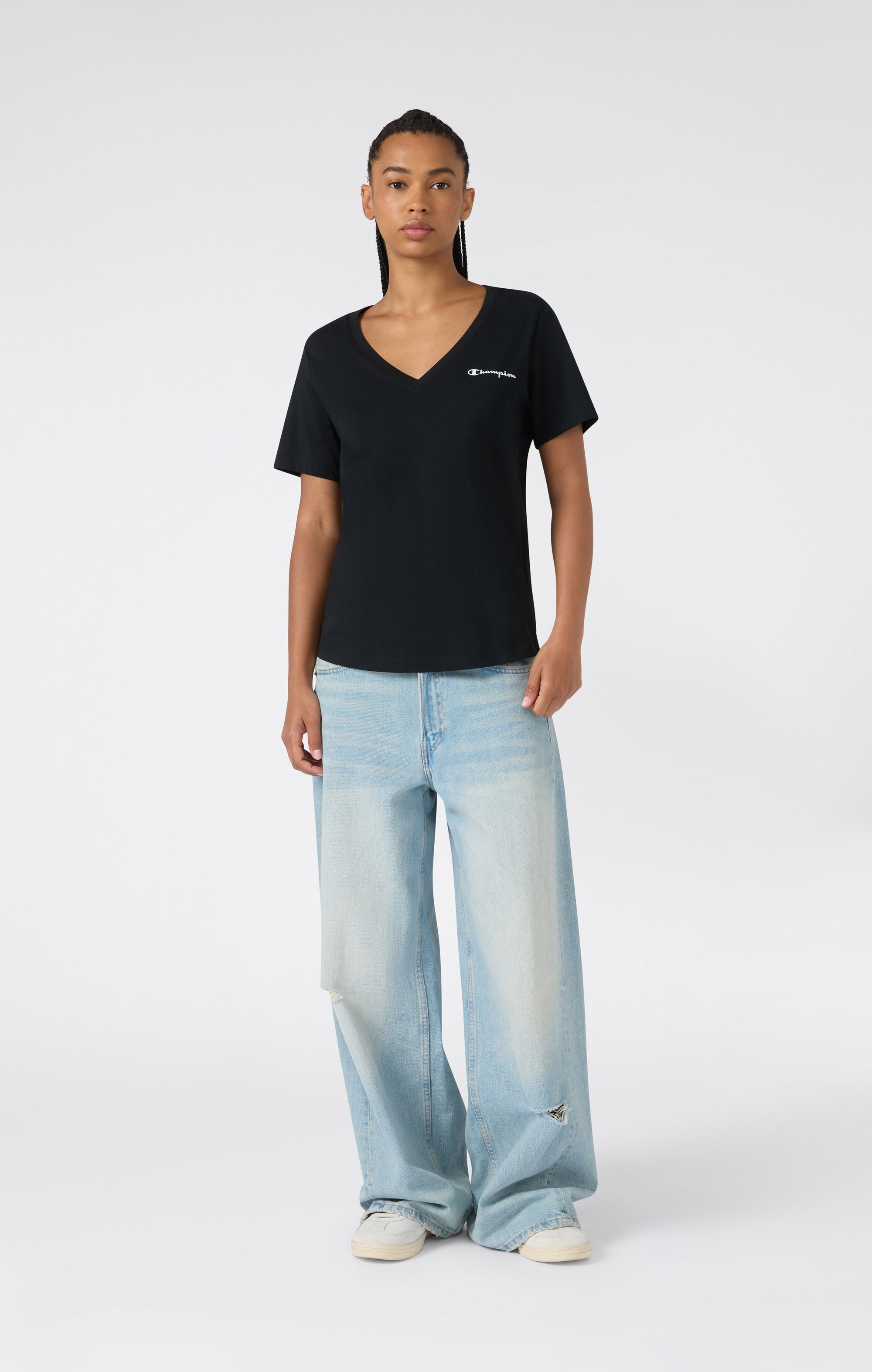 Champion V-Neck Icons Nero