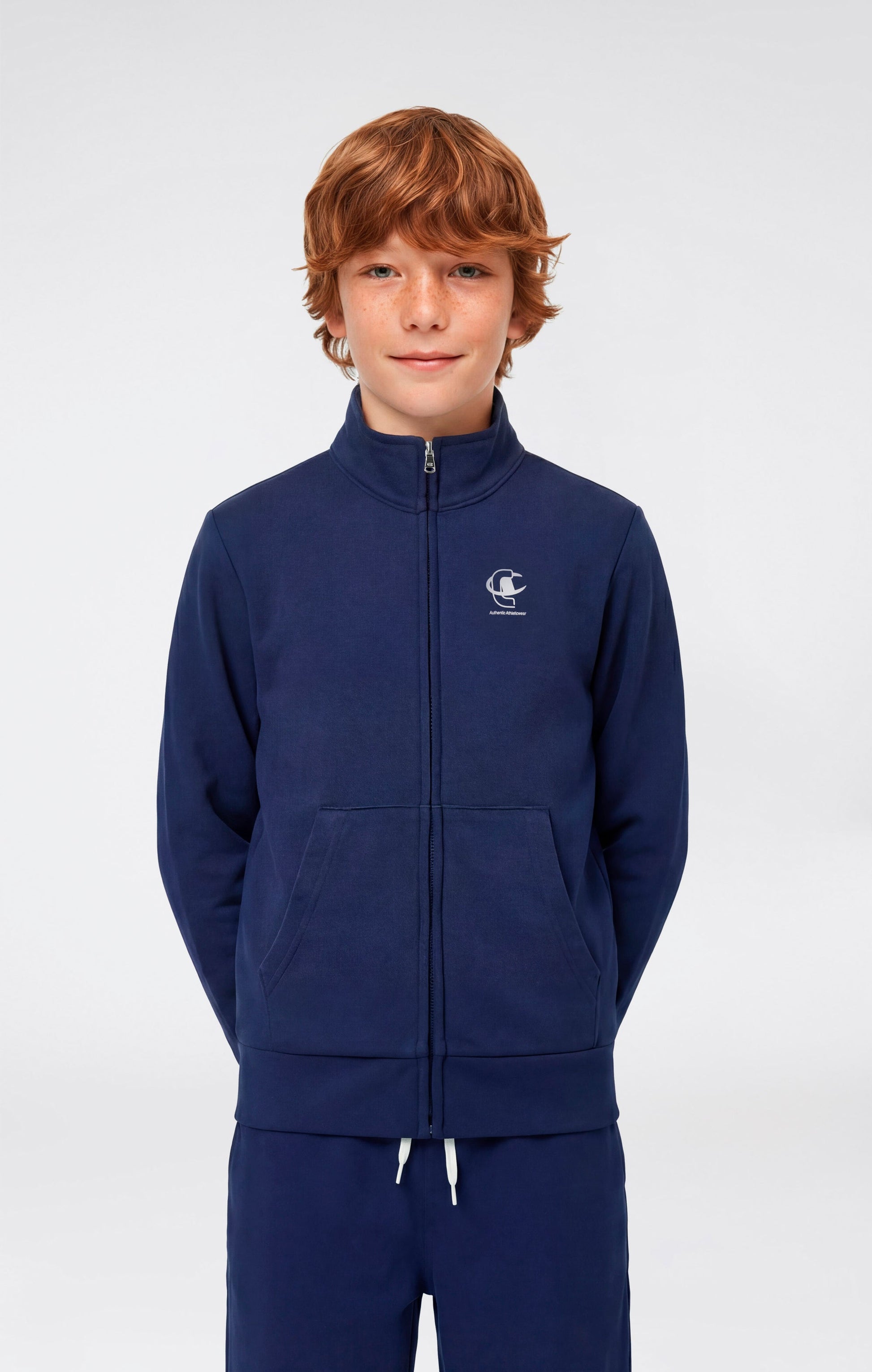Champion Full-Zip con Grafica 307536 Blu