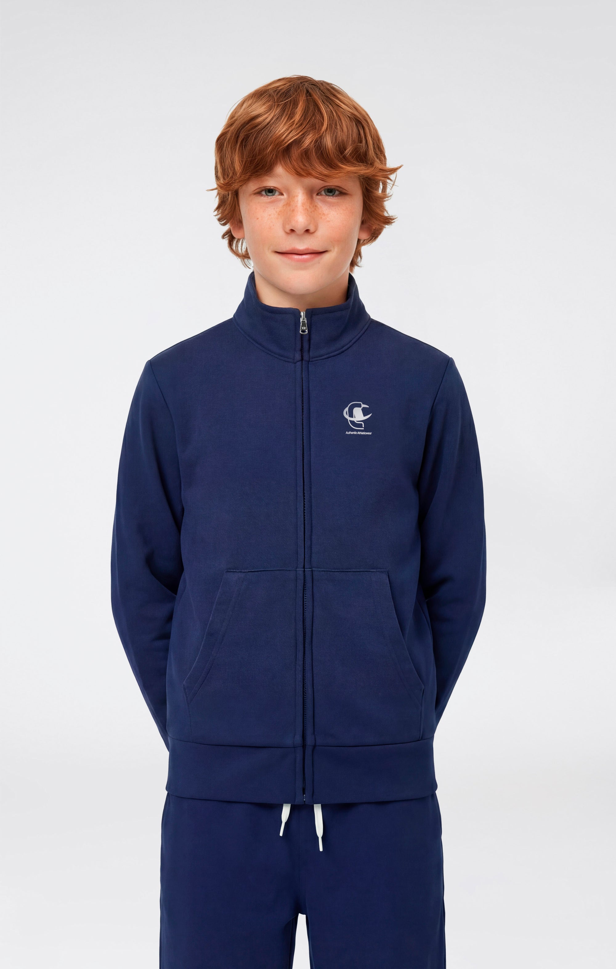 Champion Full-Zip con Grafica 307536 Blu