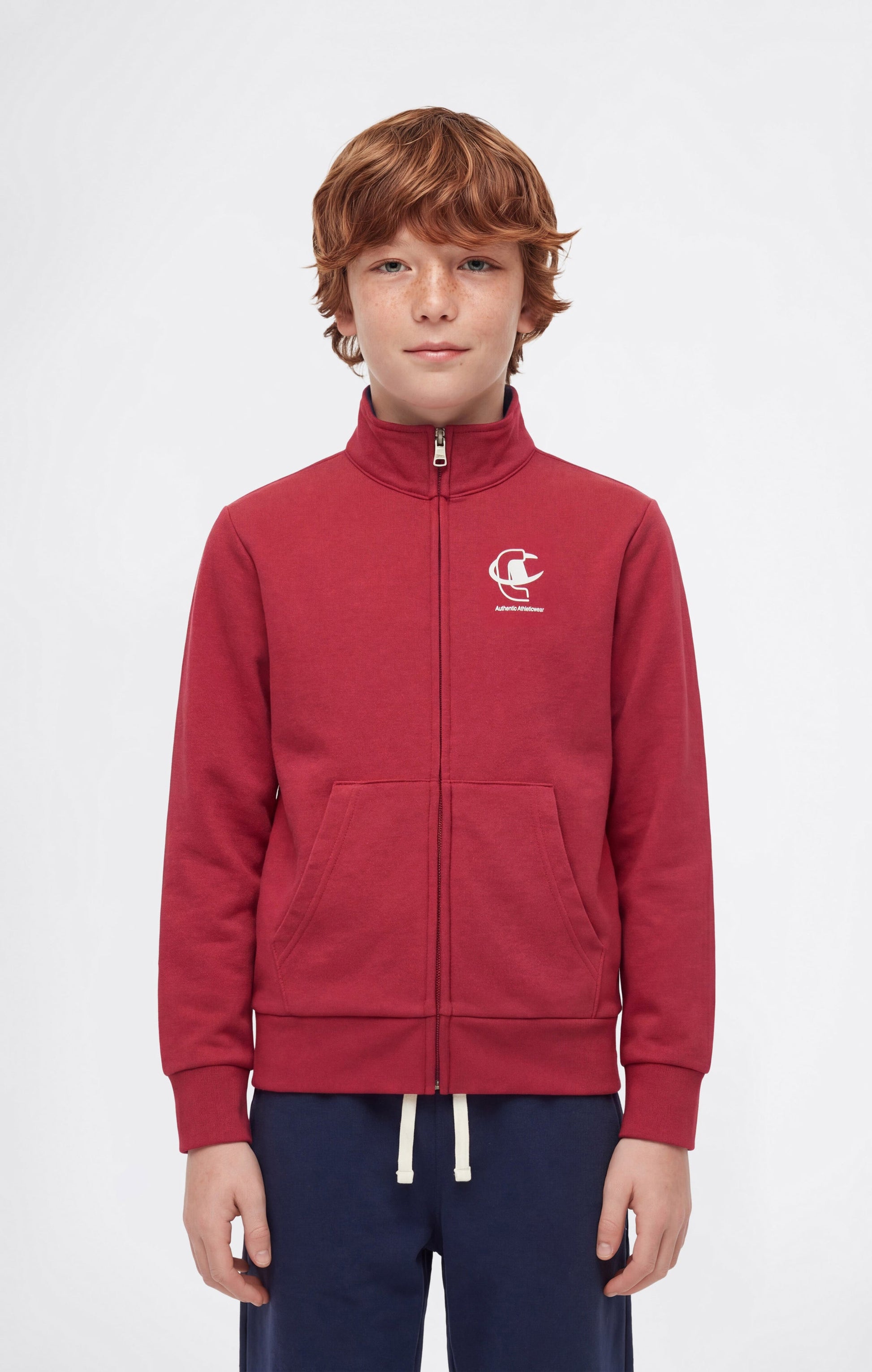 Champion Full Zip with Graphic Rosso