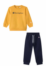 Tuta Girocollo in Felpa Icons - Giallo
