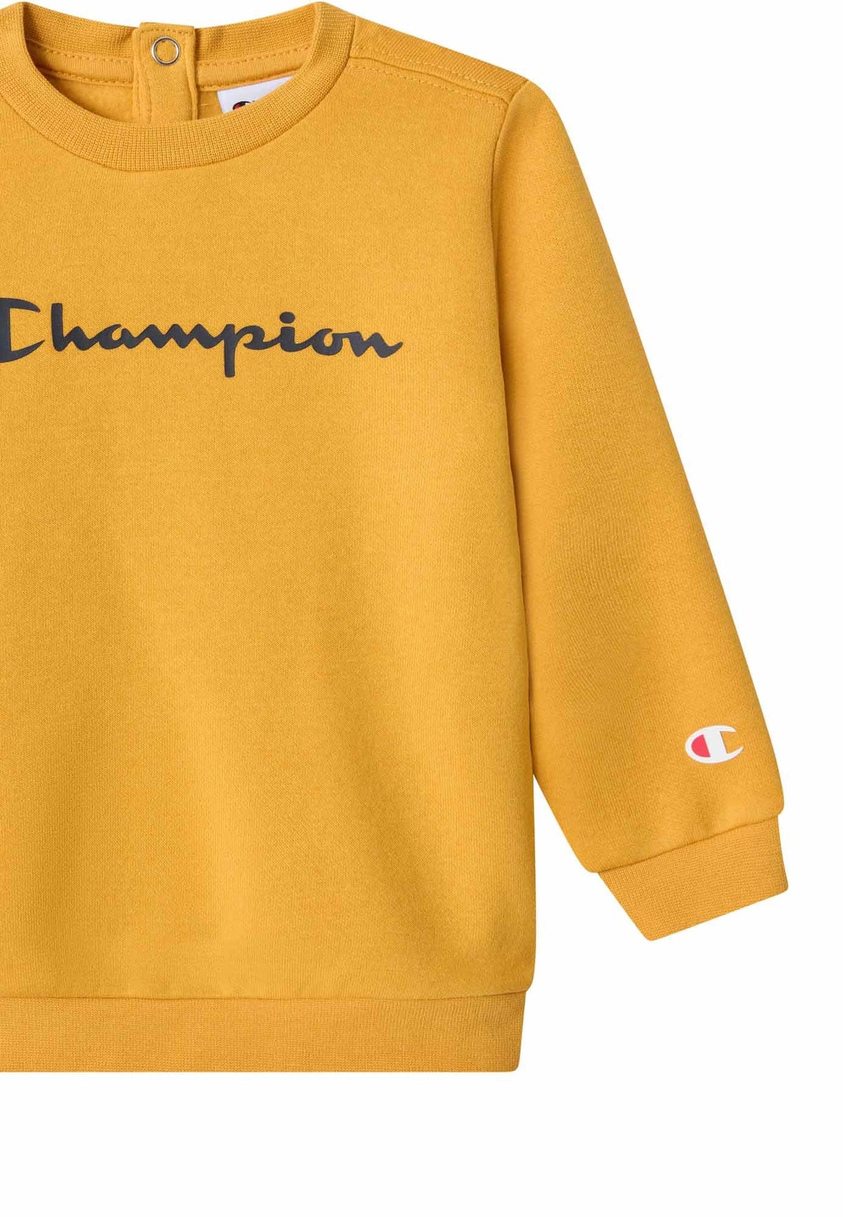 Champion Tuta Girocollo in Felpa Icons - Giallo