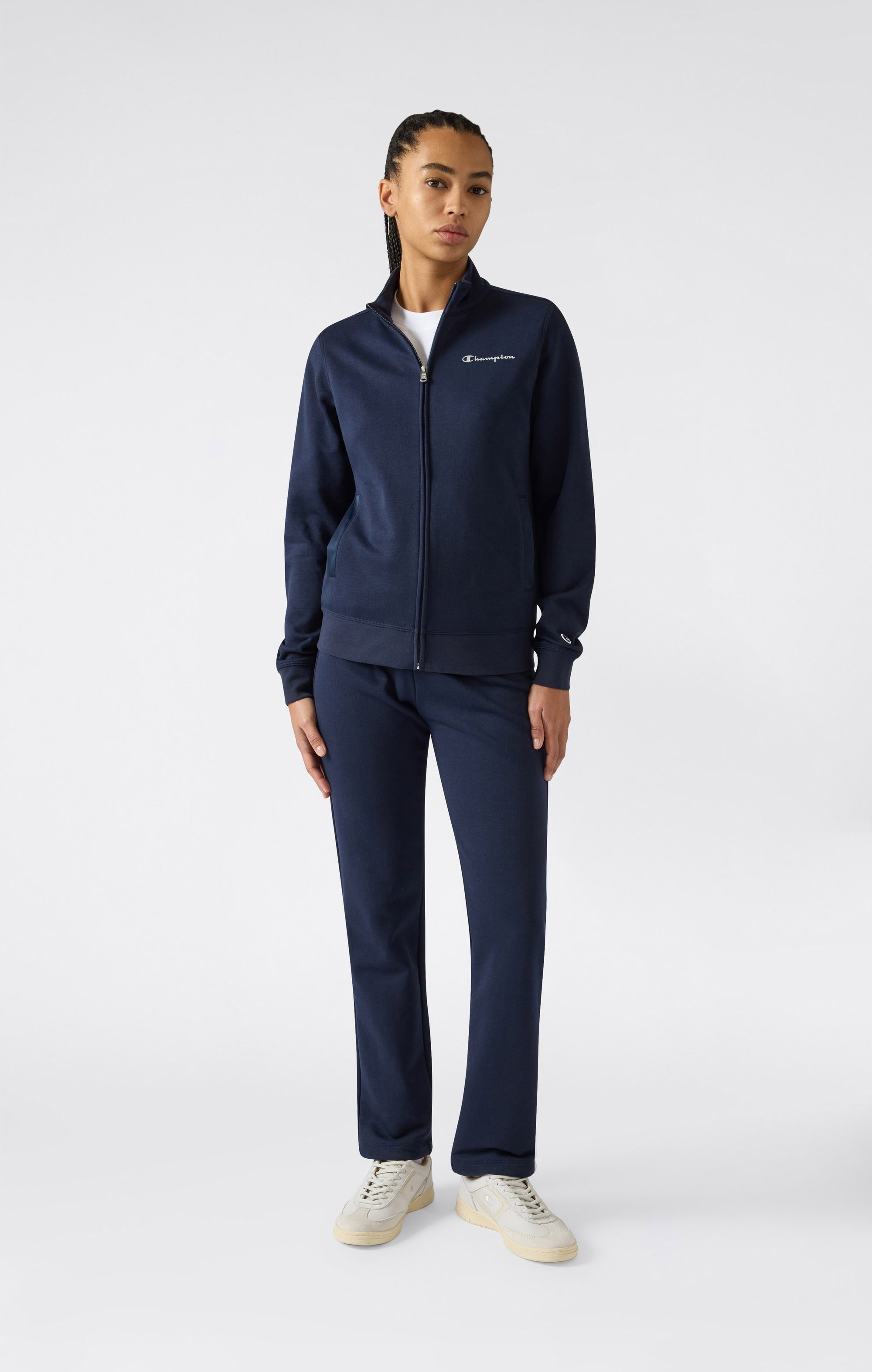 Champion Leggera Donna Full Zip Blu