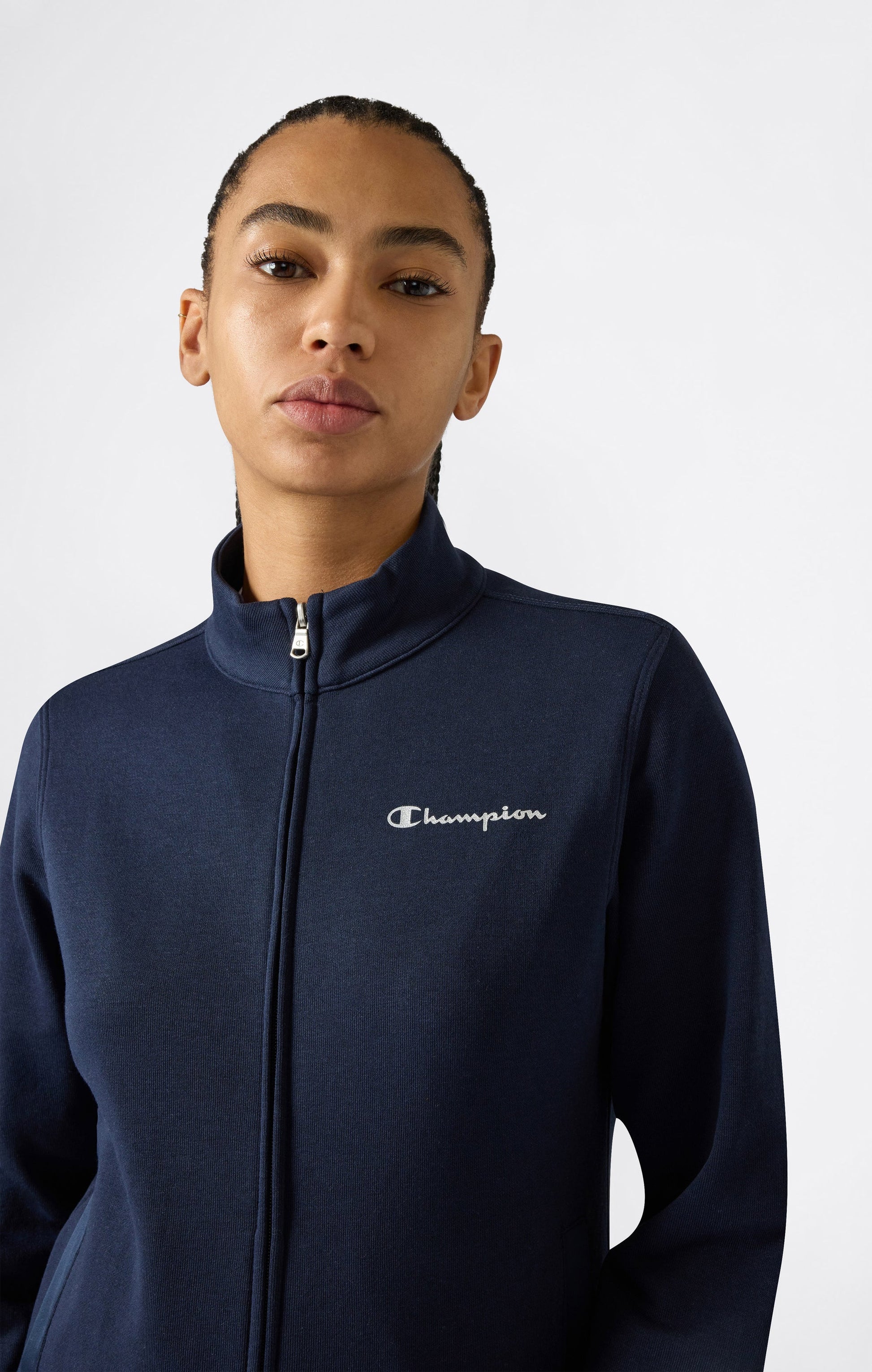 Champion Leggera Donna Full Zip Blu