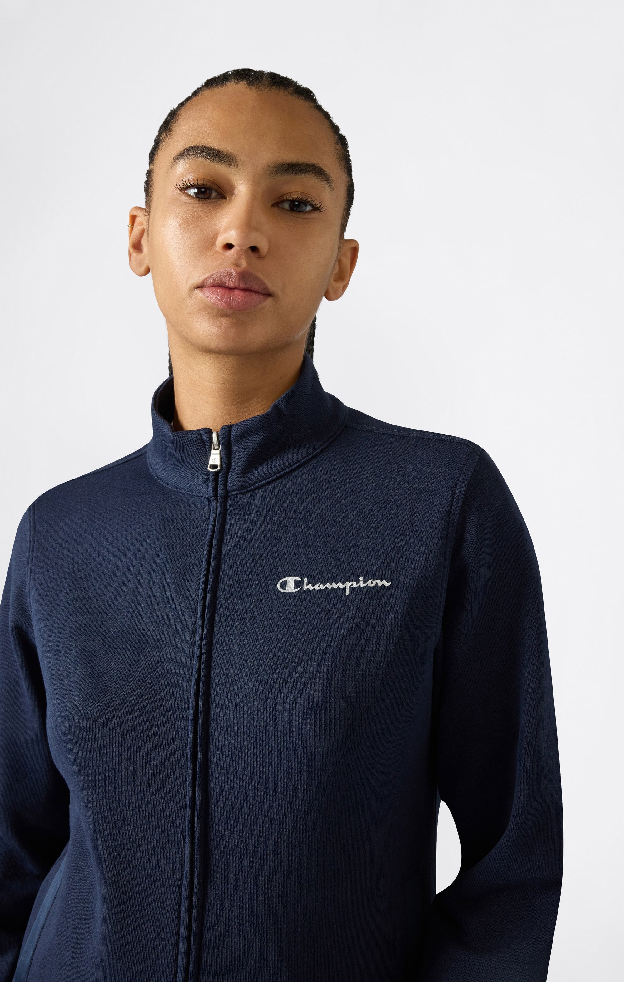 Champion Leggera Donna Full Zip Blu