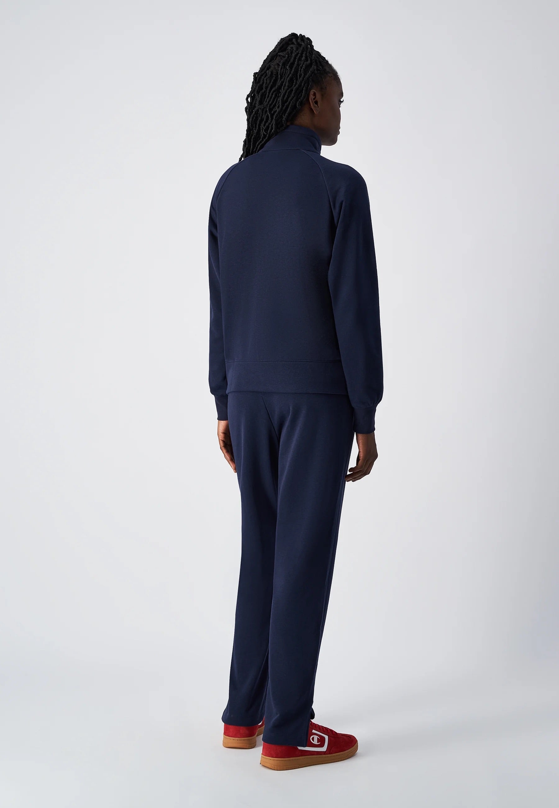 Champion Slim Fit Full Zip Donna Blu