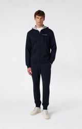 Uomo Full Zip con Cappuccio Leggera